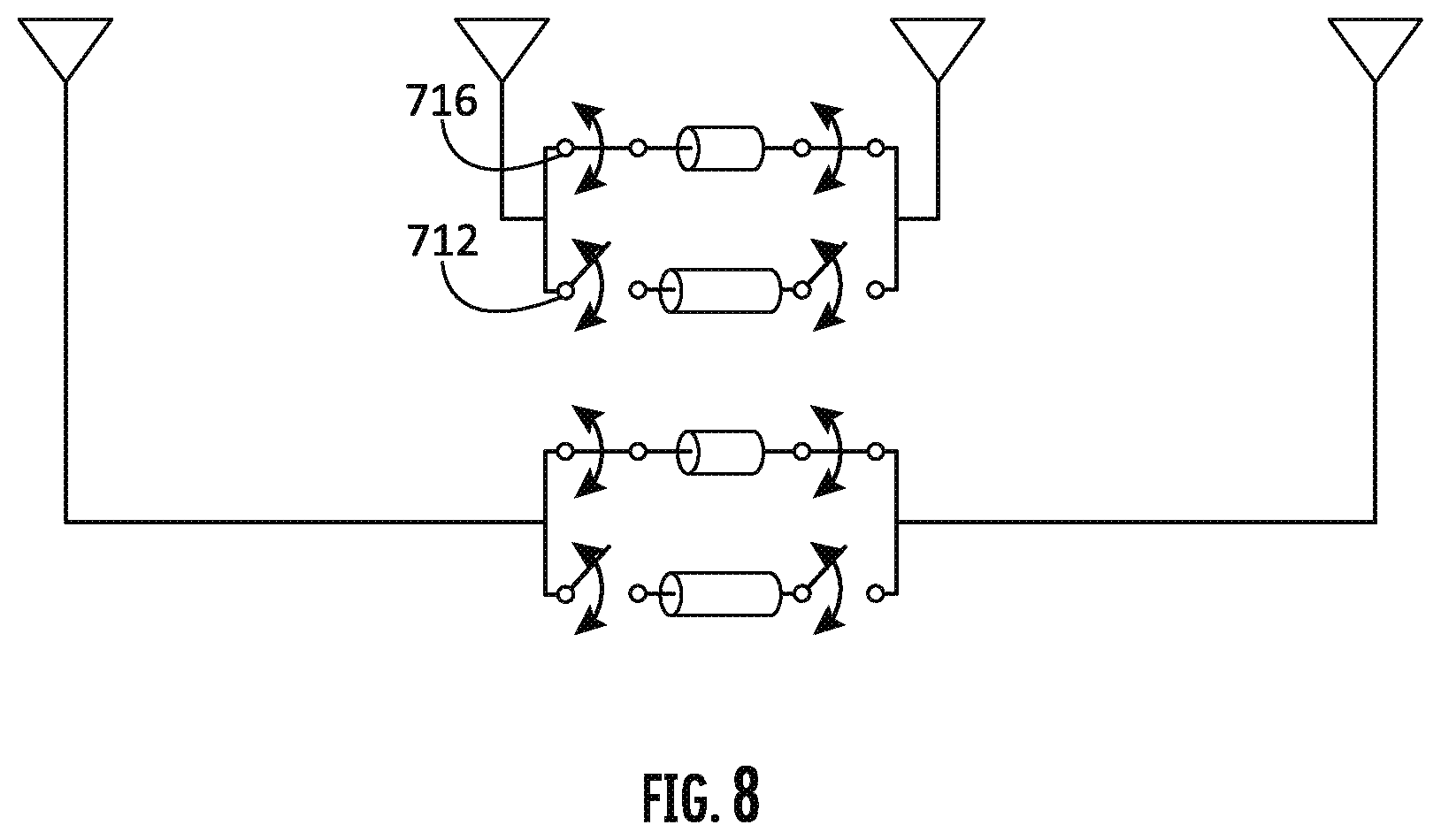 Patent US12316435 Figure 9 – Passive backscattering beamformer based on large-area electronics