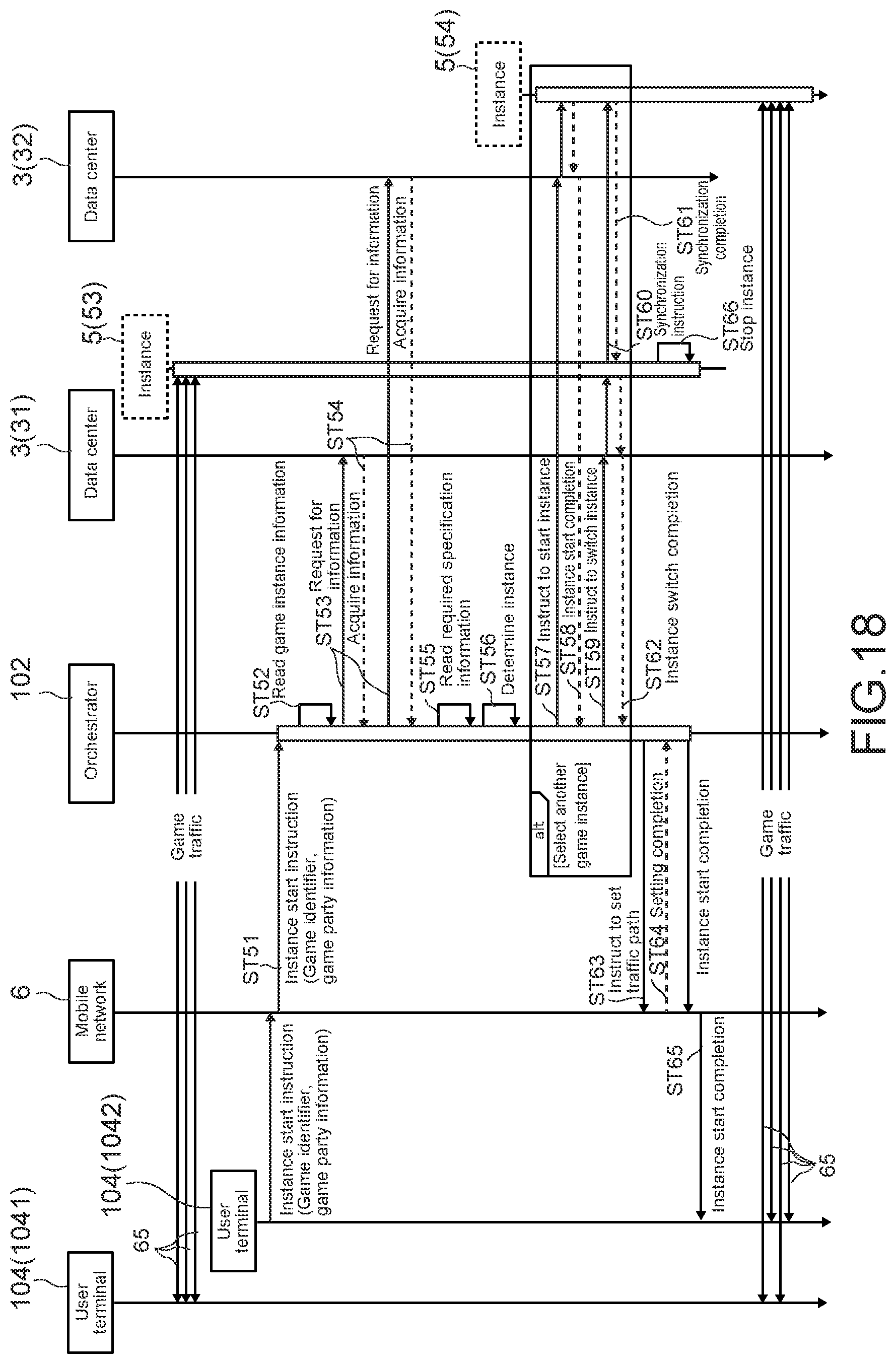 Patent US12316493 Figure 13 – Information processing apparatus, information processing method, program, and information processing system for determining a data center having an instance that executes an application