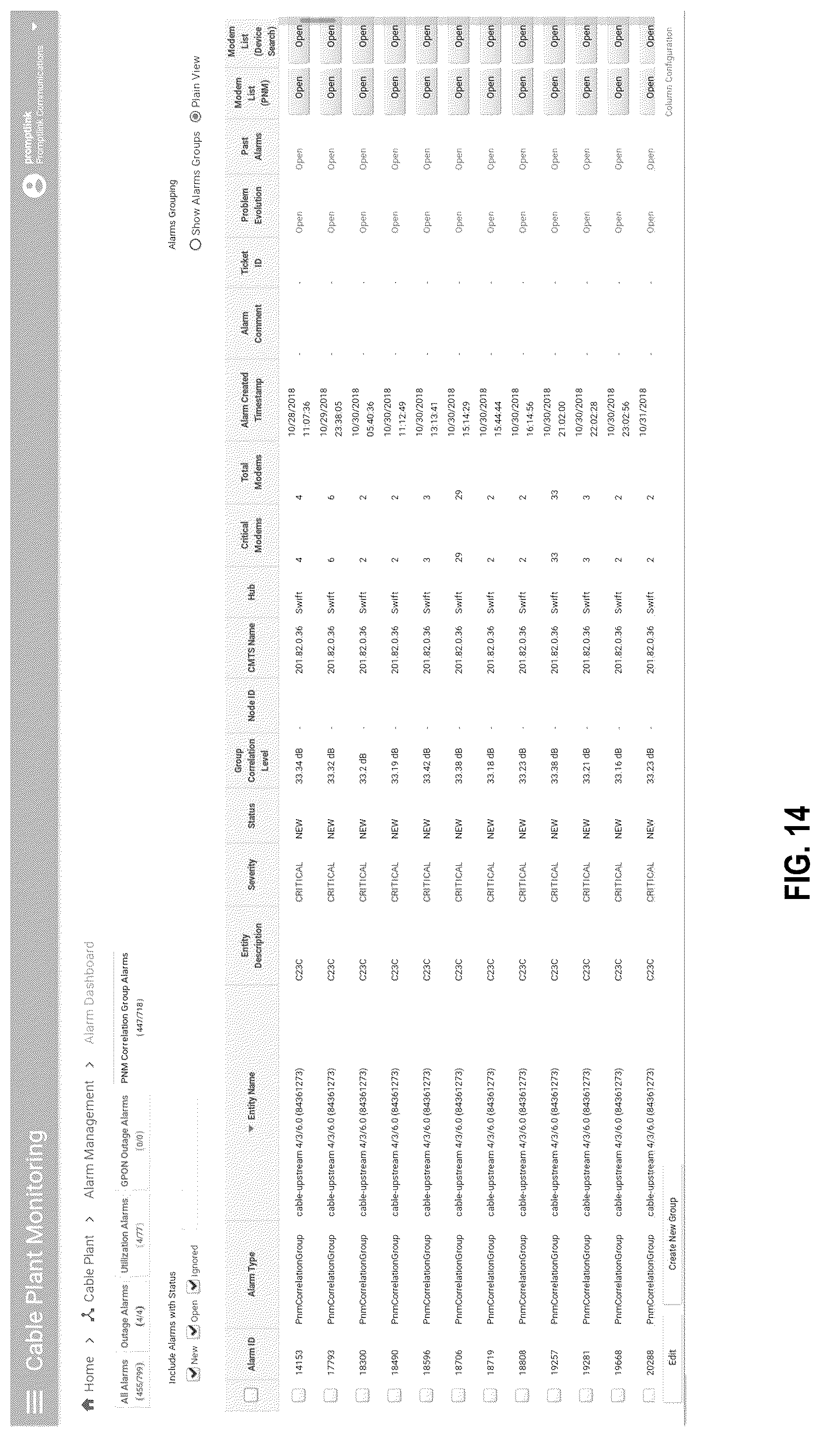 Patent US12316509 Figure 14 – Network management