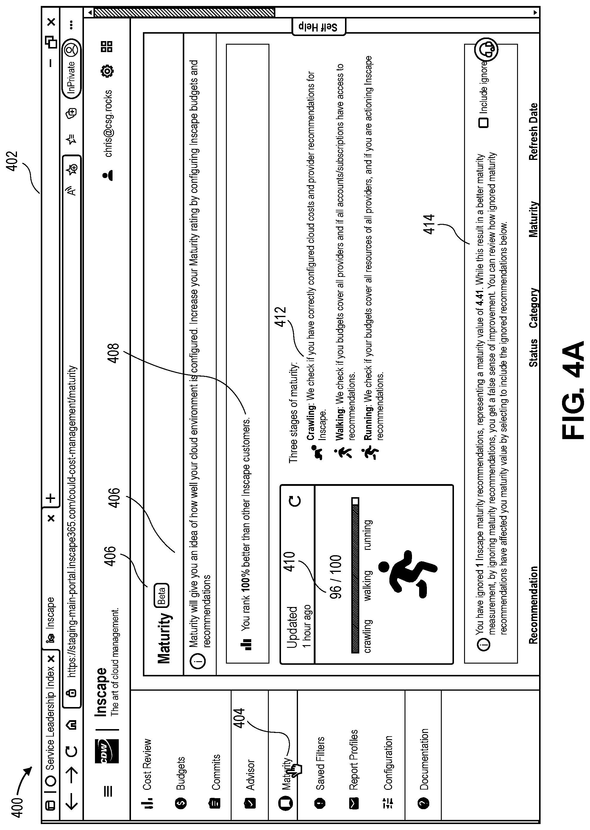 Patent US12316510 Figure 5 – Providing cloud maturity scores for improving cloud computing health