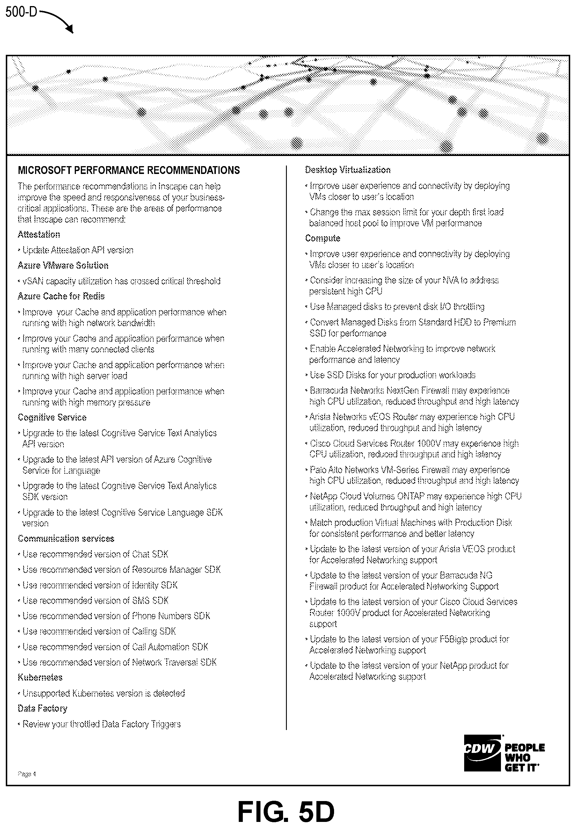 Patent US12316510 Figure 10 – Providing cloud maturity scores for improving cloud computing health