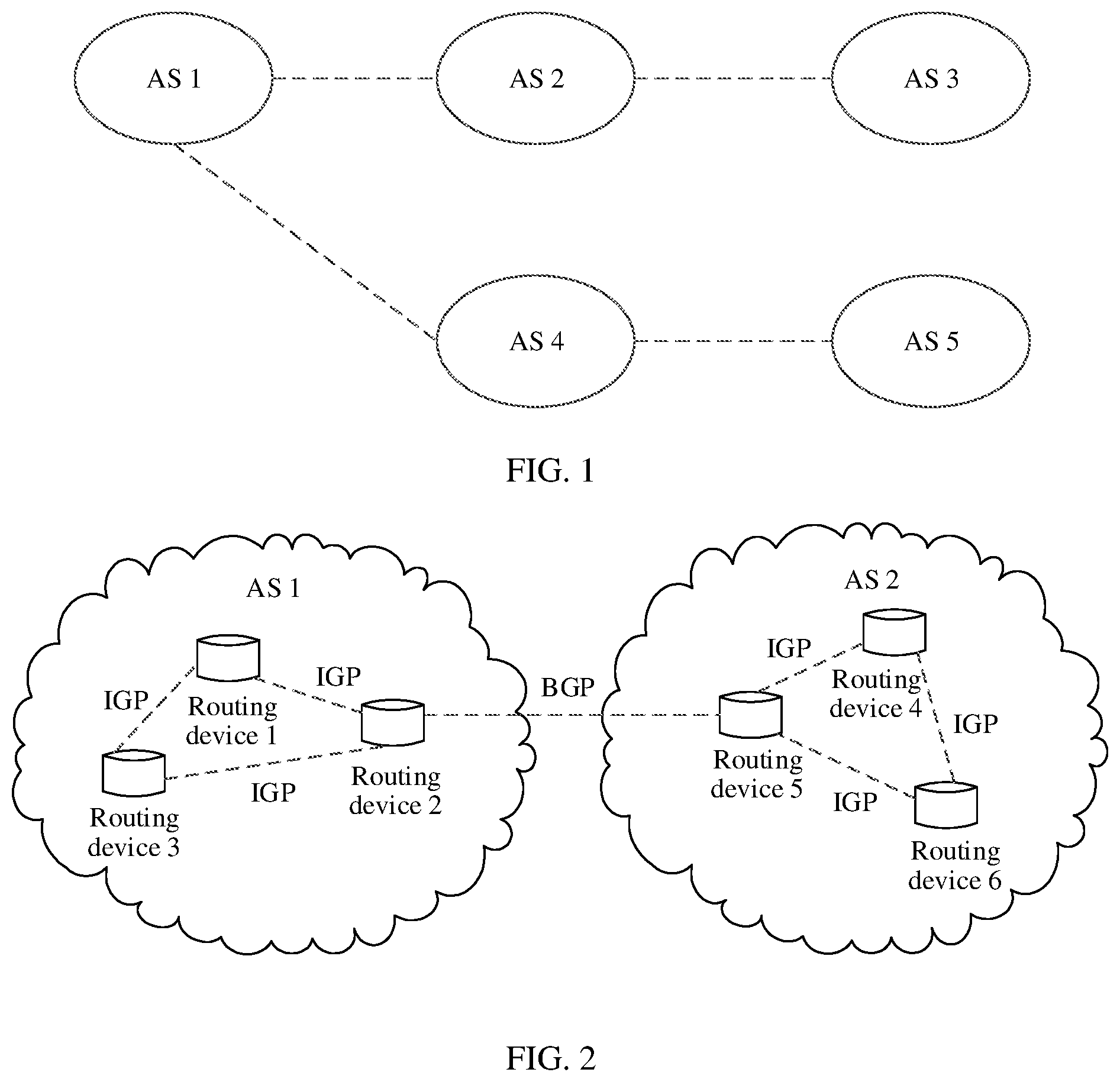 Patent US12316526 Figure 1 – BGP route identification method, apparatus, and device