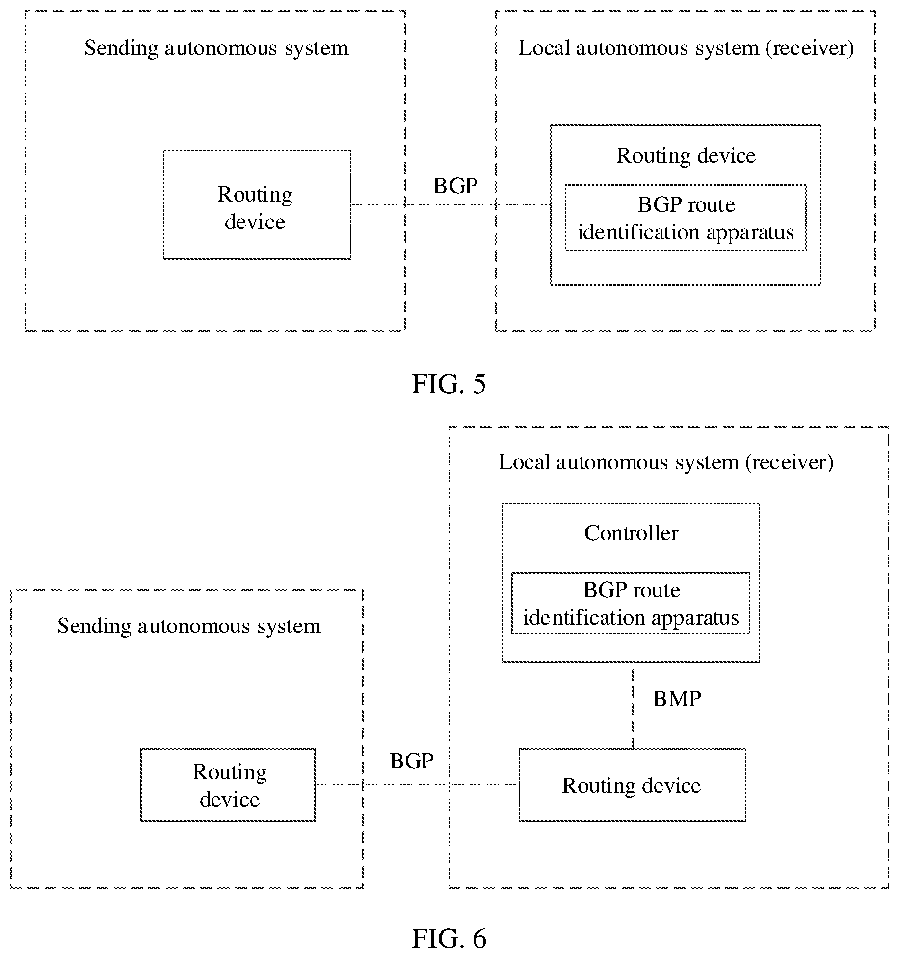 Patent US12316526 Figure 3 – BGP route identification method, apparatus, and device
