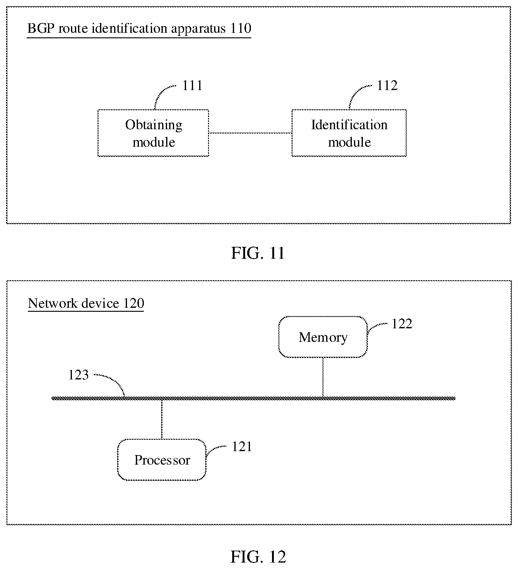 Patent US12316526 Figure 6 – BGP route identification method, apparatus, and device