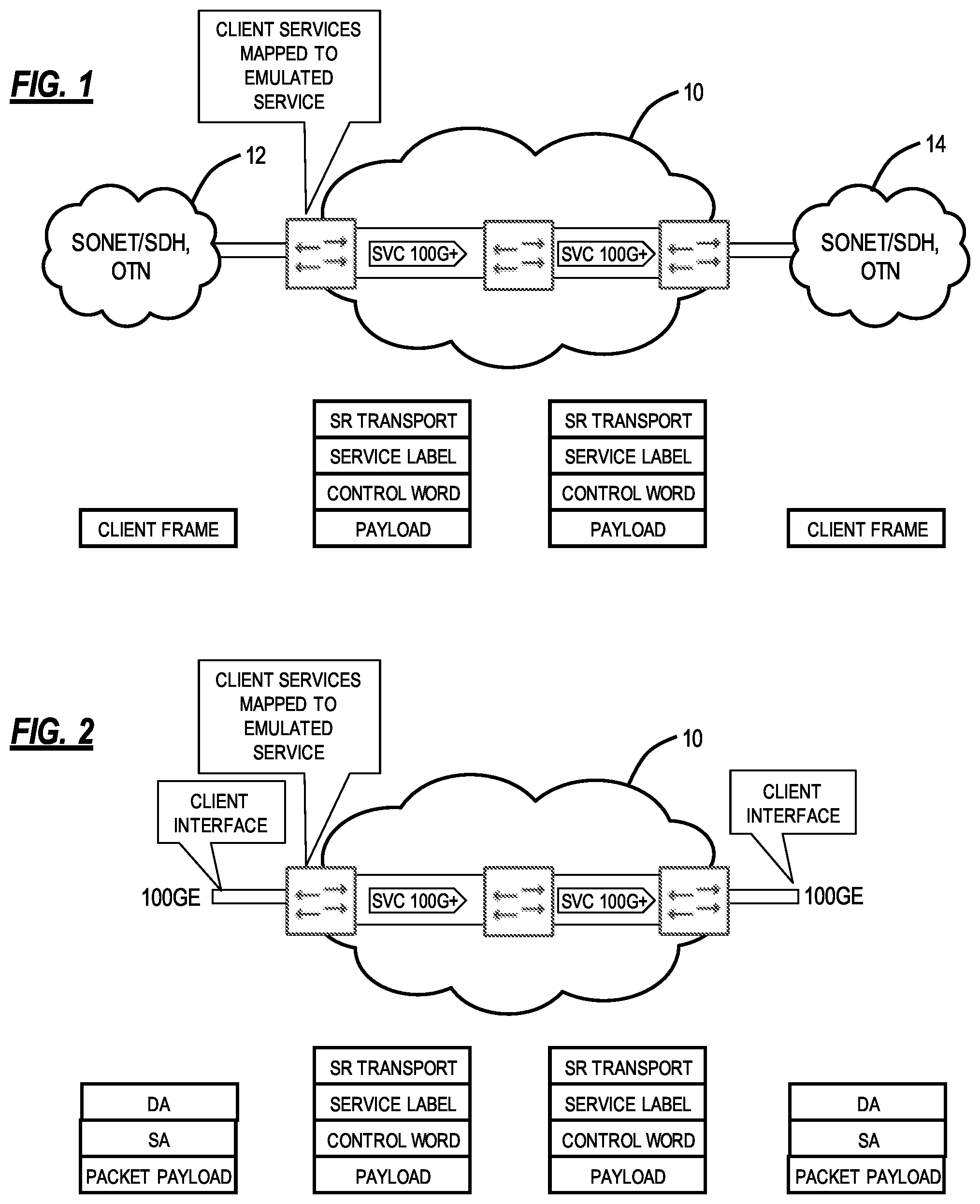 Patent US12316534 Figure 1 – Latency sensitive network plane via SR flex algorithm for layer 1 services