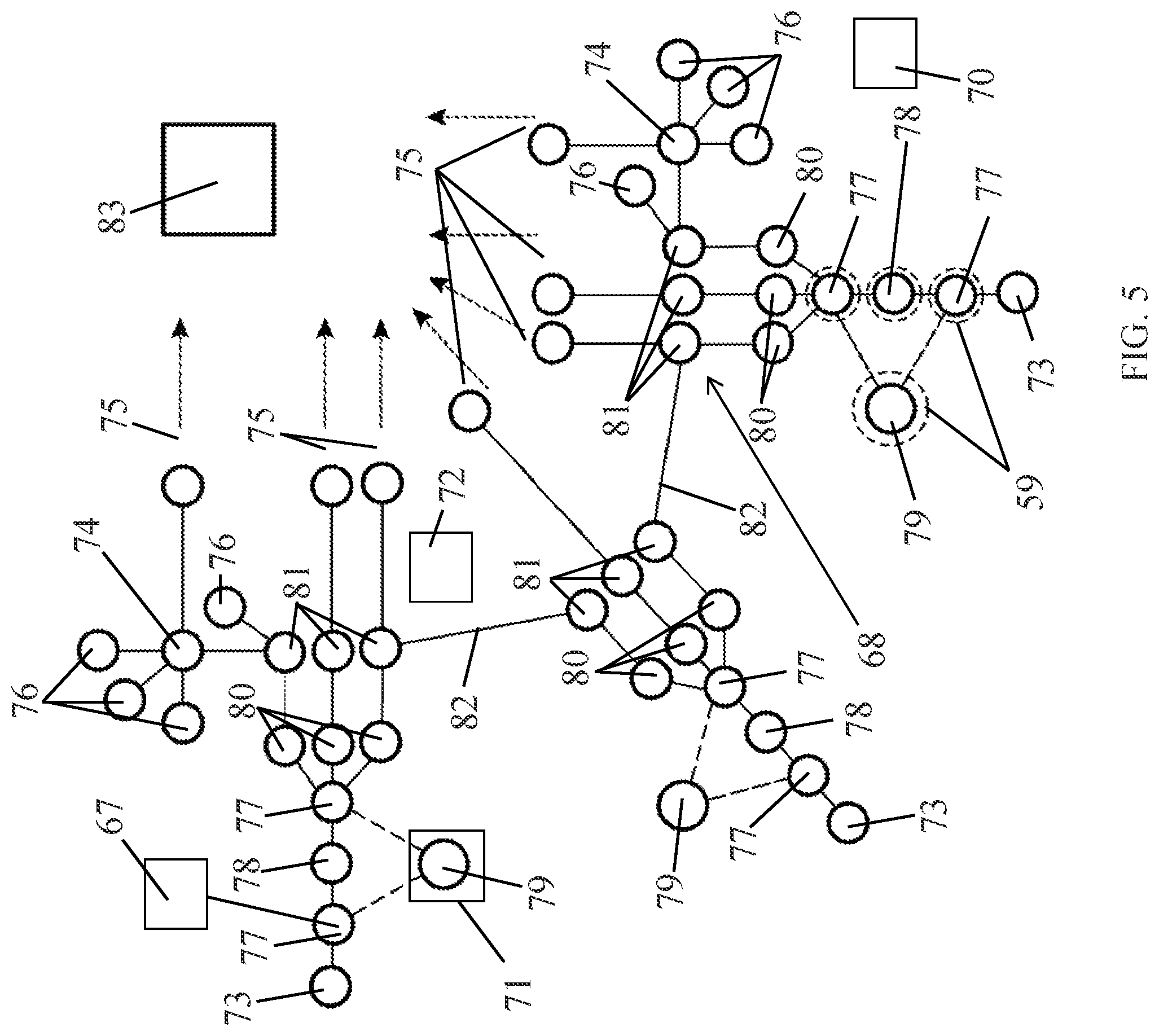 Patent US12316535 Figure 5 – Methods and systems for infrastructureless communication networks