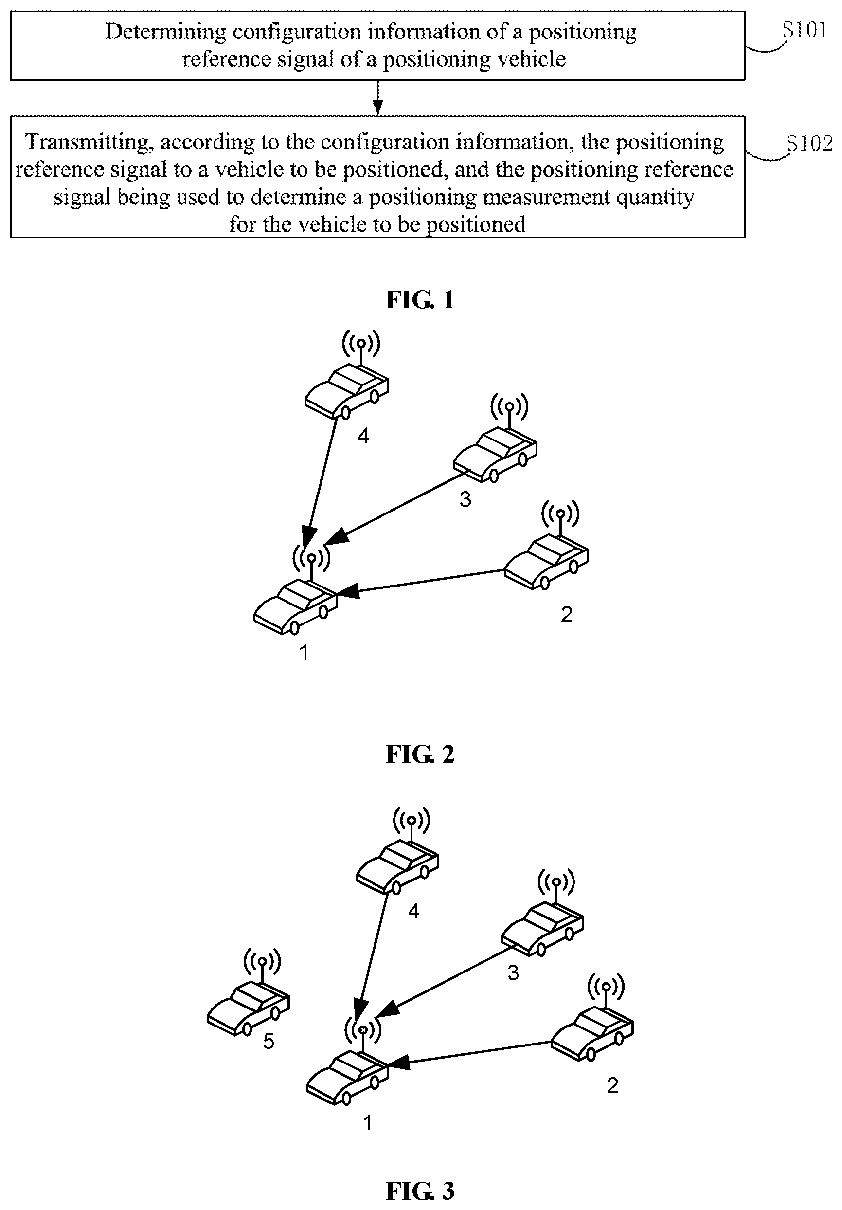 Patent US12316566 Figure 1 – Vehicle positioning method and device, positioned vehicle, vehicle to be positioned, and storage medium