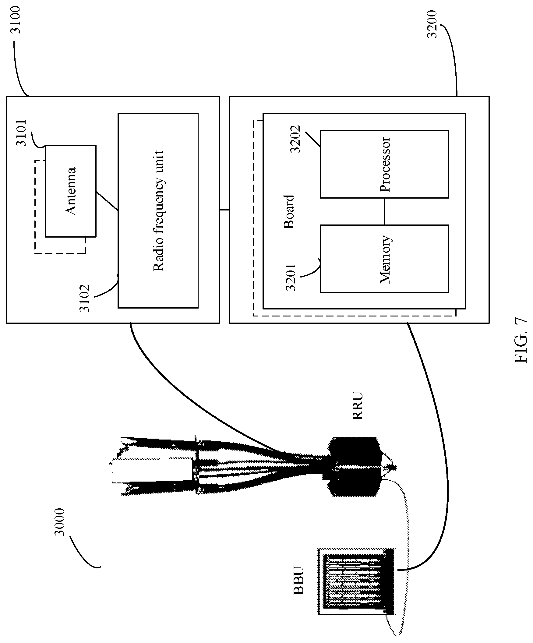 Patent US12316577 Figure 7 – Method for configuring transmit port of downlink reference signal and communication apparatus