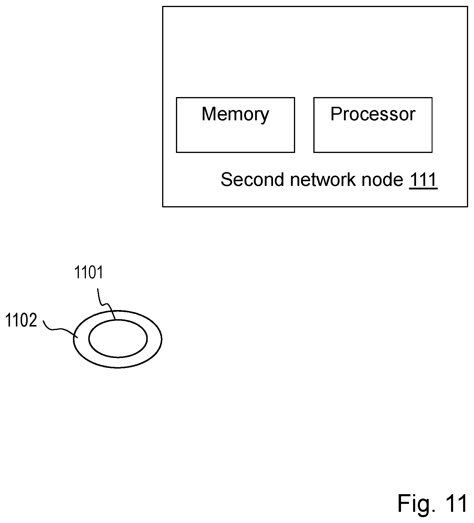 Patent US12316586 Figure 11 – Network nodes and methods performed therein for handling call information for a user equipment