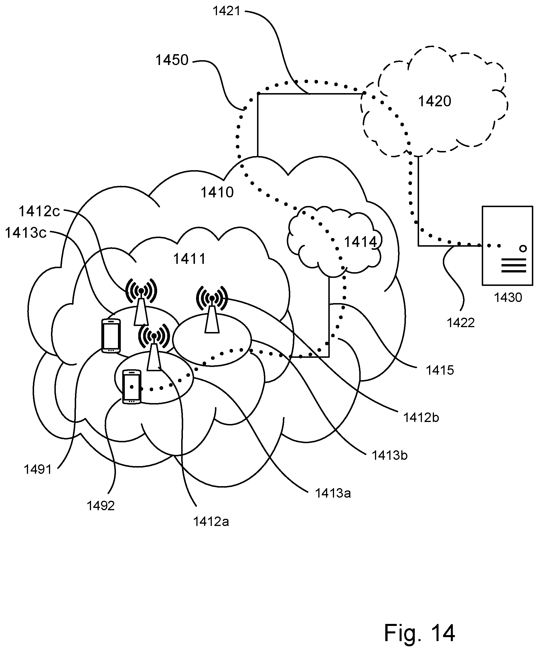 Patent US12316586 Figure 14 – Network nodes and methods performed therein for handling call information for a user equipment