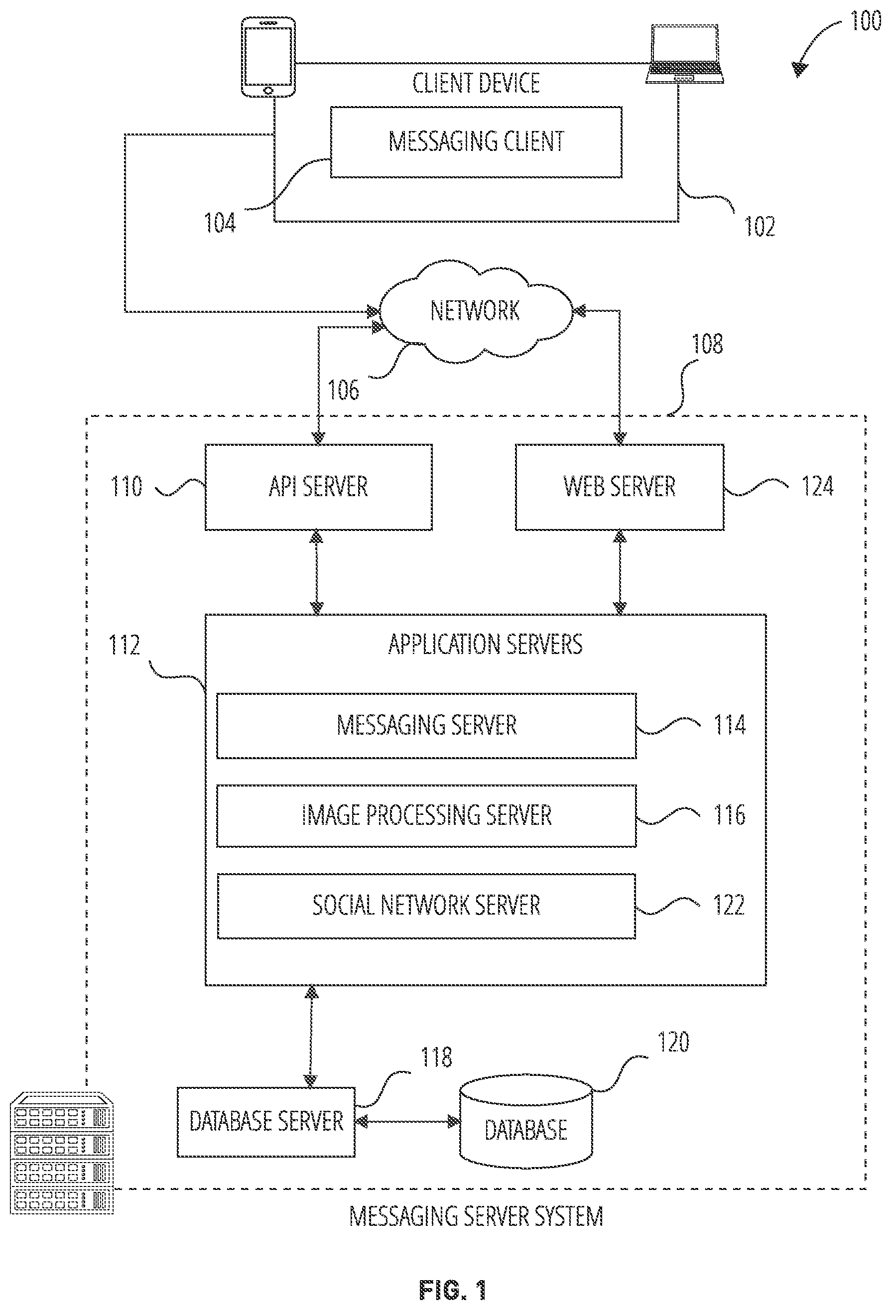 Patent US12316587 Figure 1 – Invitation media overlays for private collections of media content items