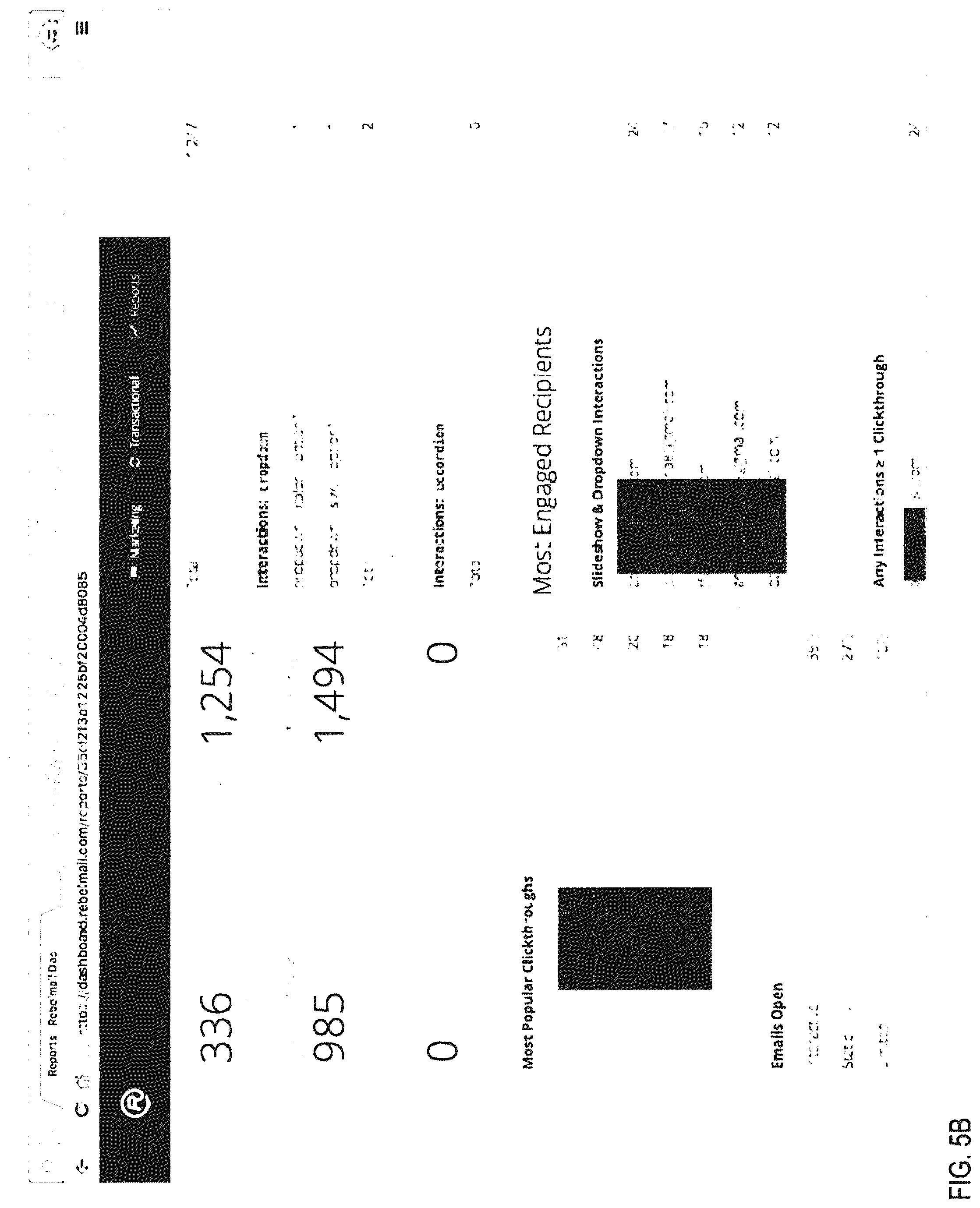 Patent US12316594 Figure 8 – Generating interactive emails and tracking user interactions