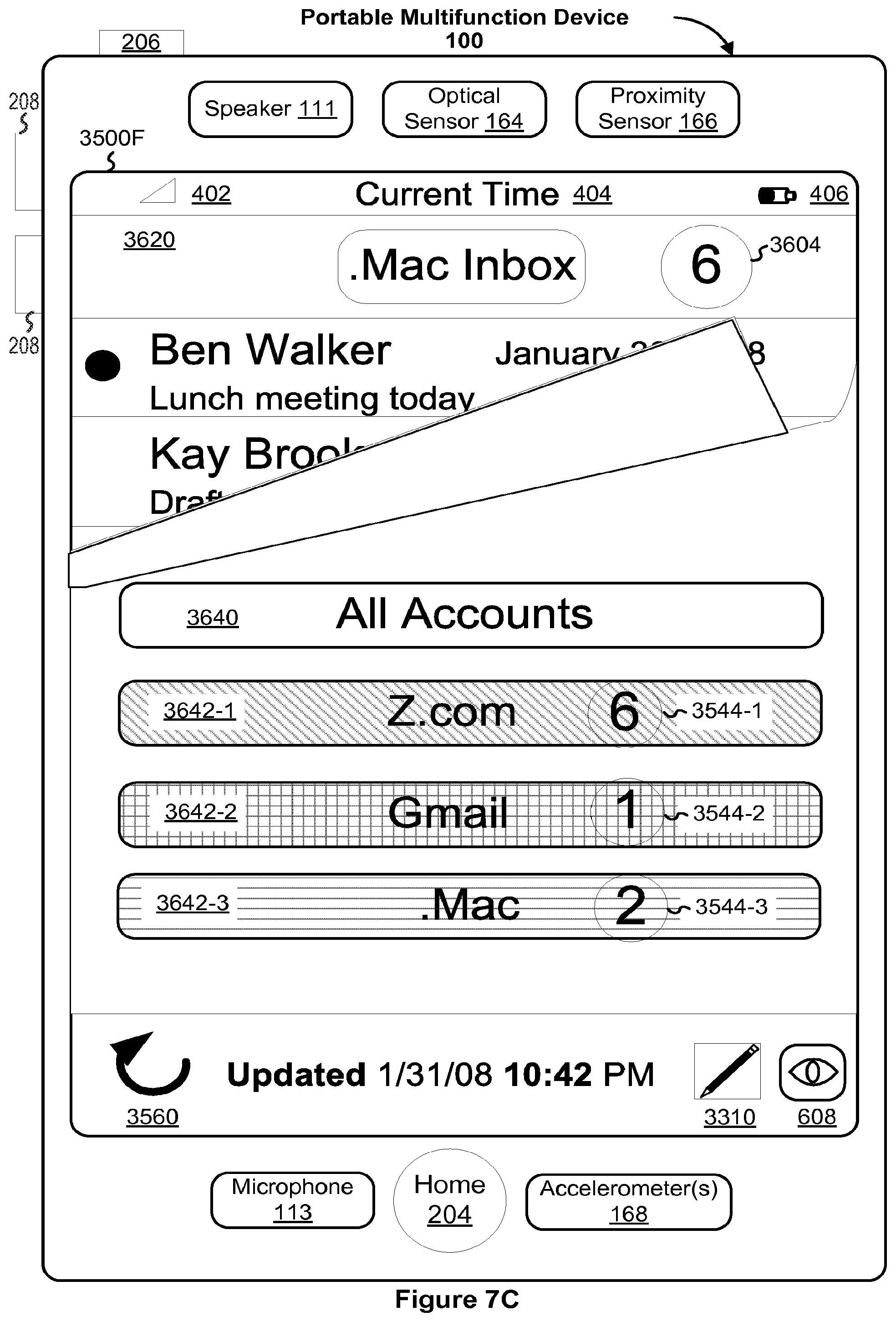 Patent US12316596 Figure 15 – Portable multifunction device, method, and graphical user interface for an email client