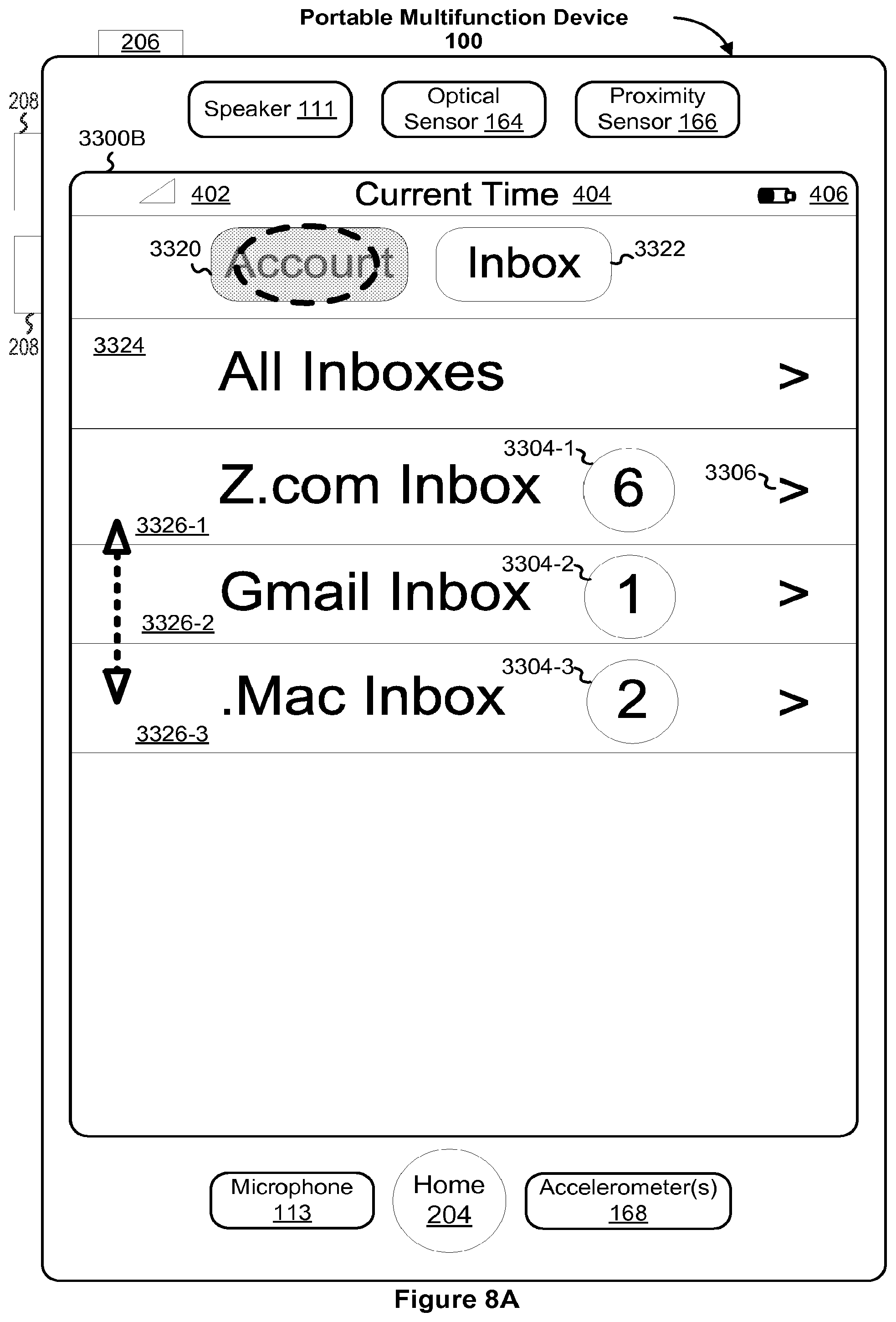 Patent US12316596 Figure 16 – Portable multifunction device, method, and graphical user interface for an email client
