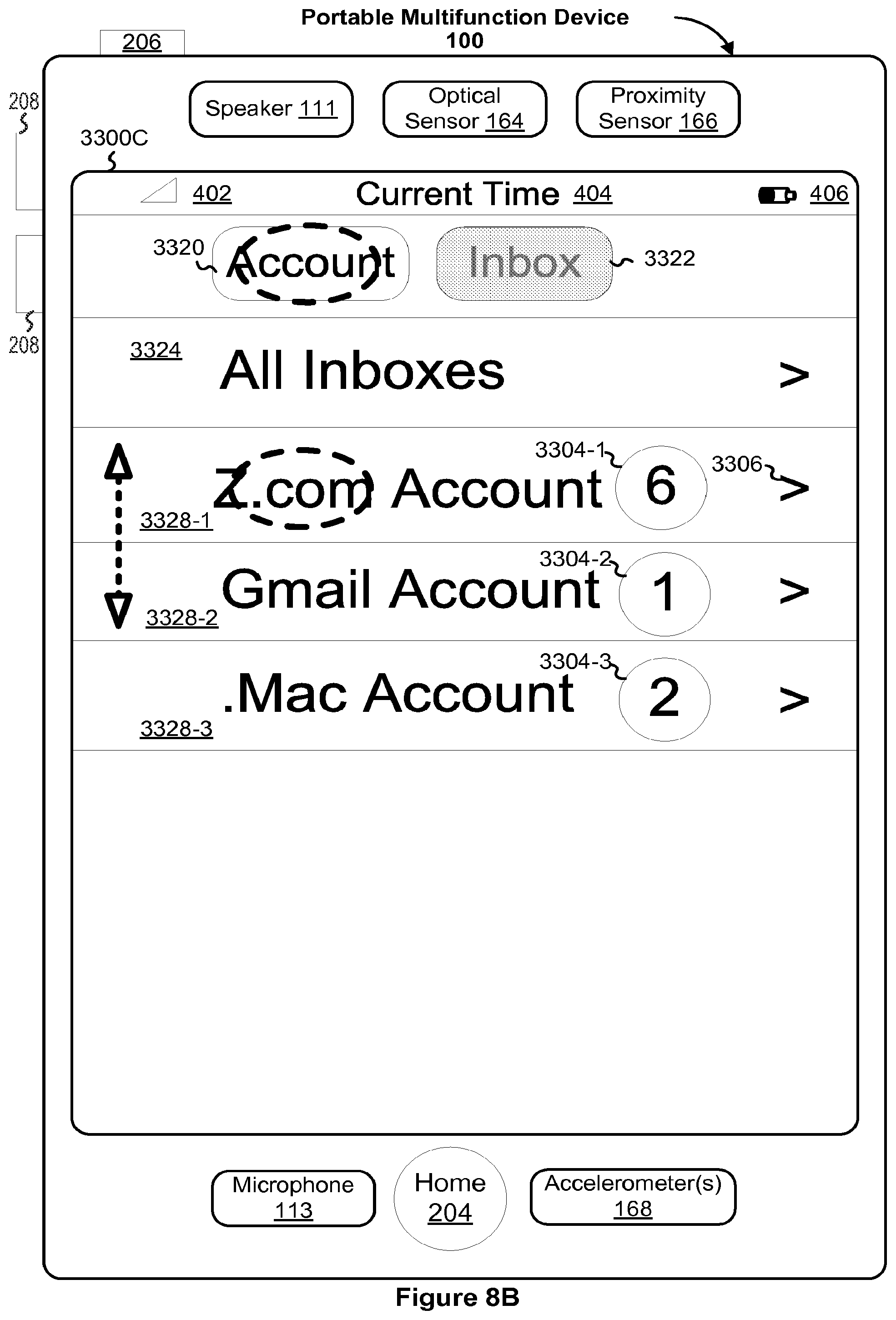 Patent US12316596 Figure 17 – Portable multifunction device, method, and graphical user interface for an email client