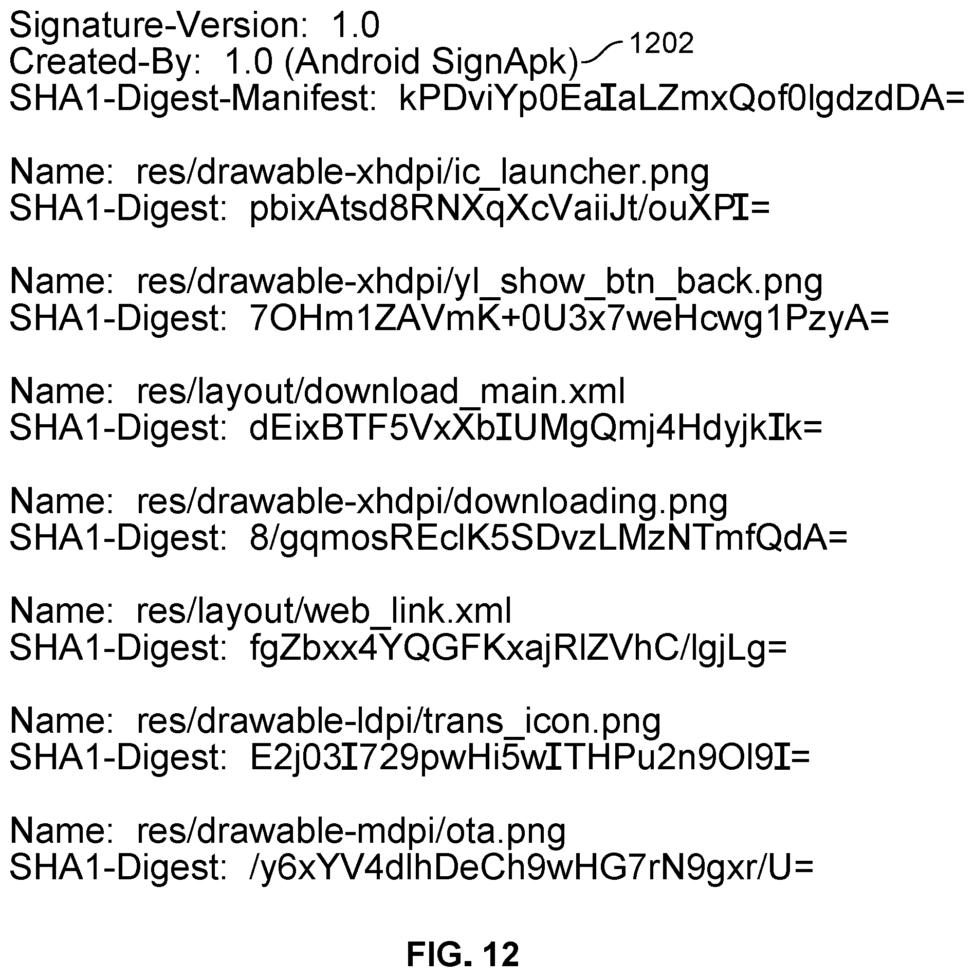 Patent US12316656 Figure 12 – Detecting repackaged applications based on file format fingerprints