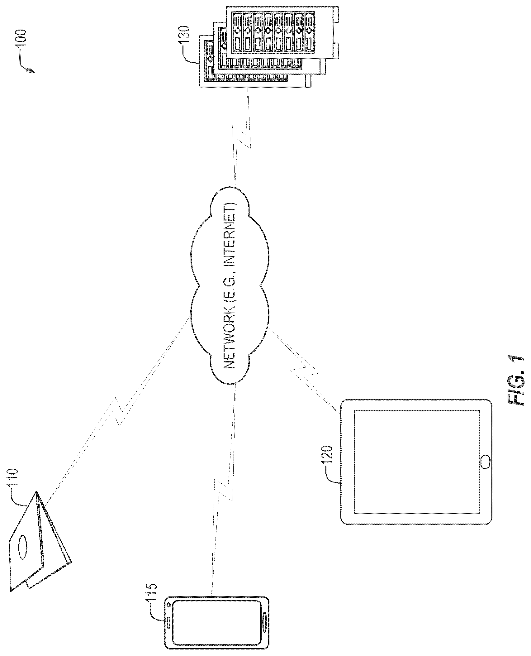 Patent US12316708 Figure 1 – Server initiated communication session join after endpoint status check failure