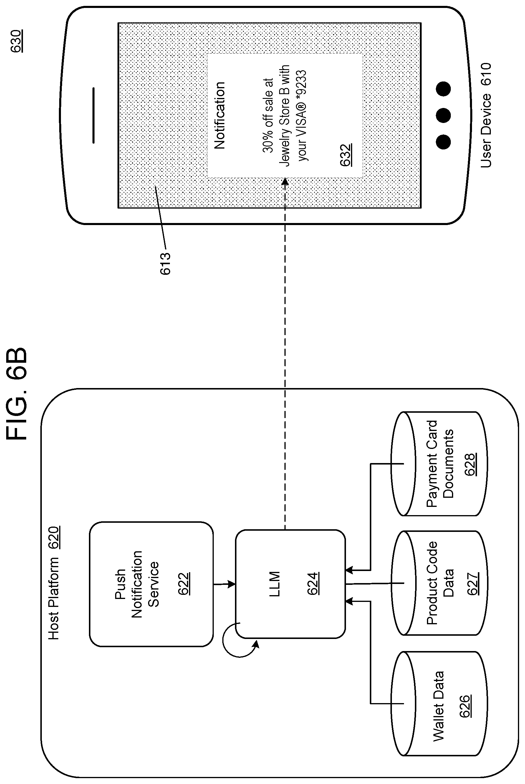 Patent US12316715 Figure 10 – Dynamic push notifications