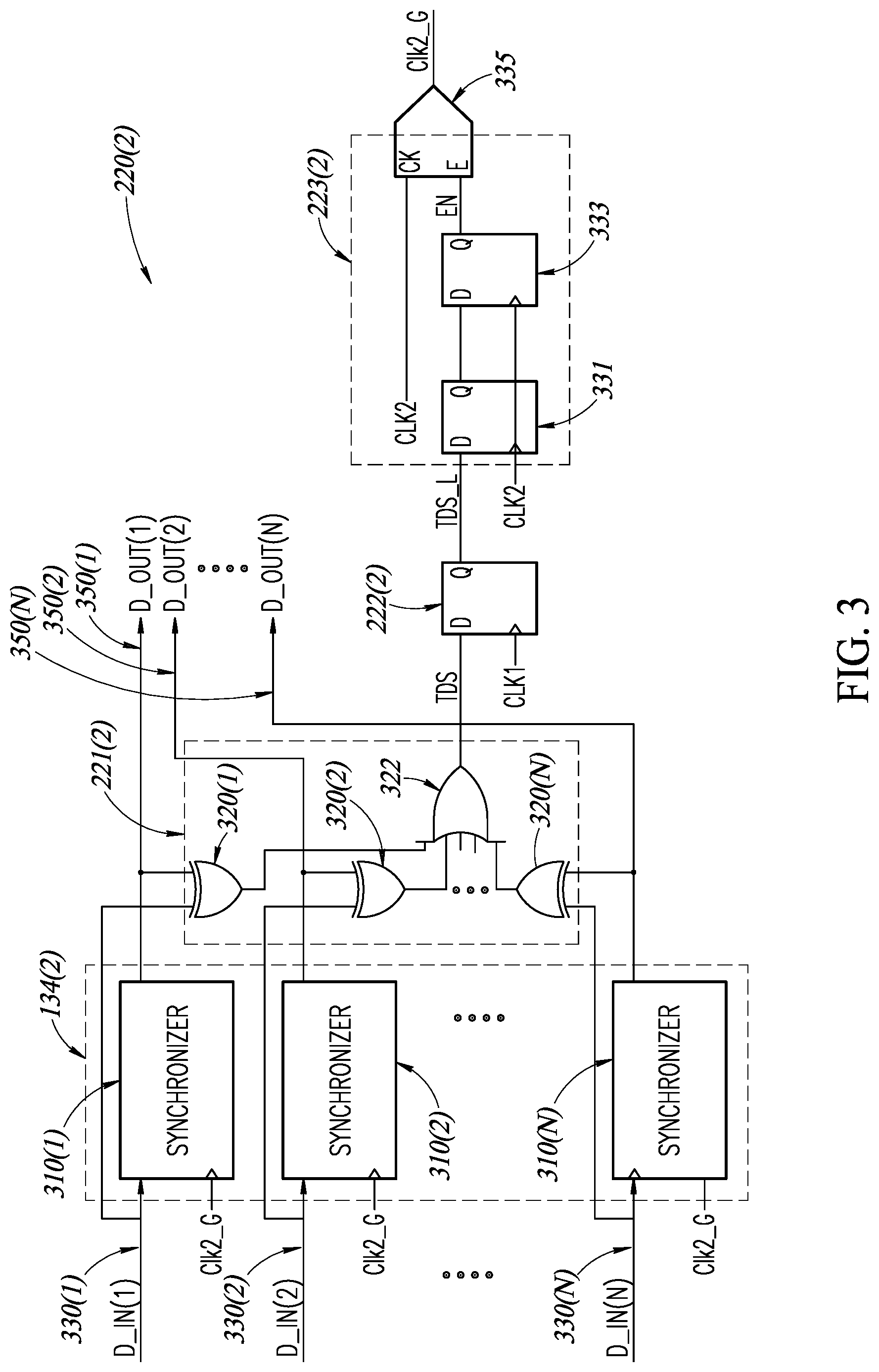 Patent US12316731 Figure 3 – Device with low-power synchronizing circuitry and related method