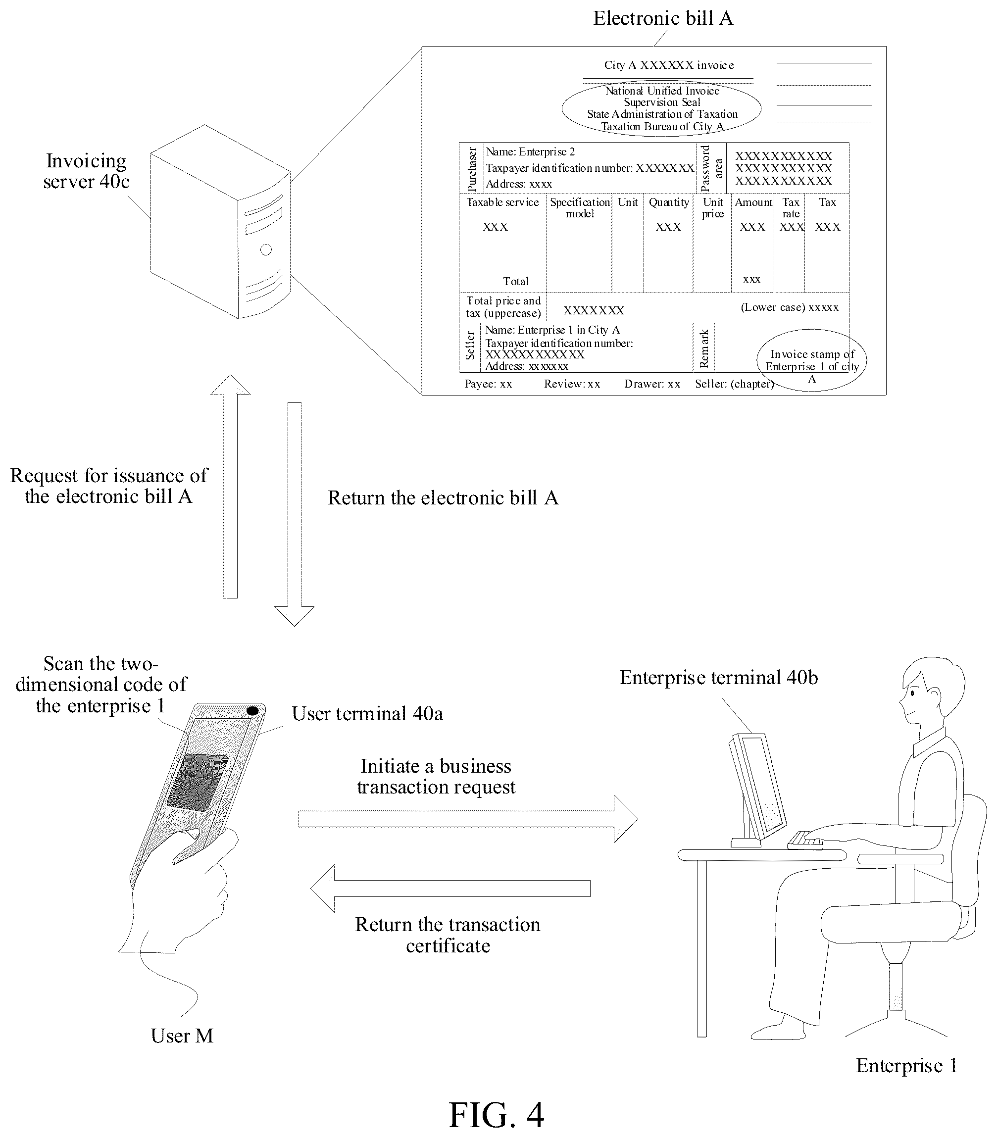 Patent US12316746 Figure 4 – Cross-blockchain data processing method and apparatus, device, and computer storage medium