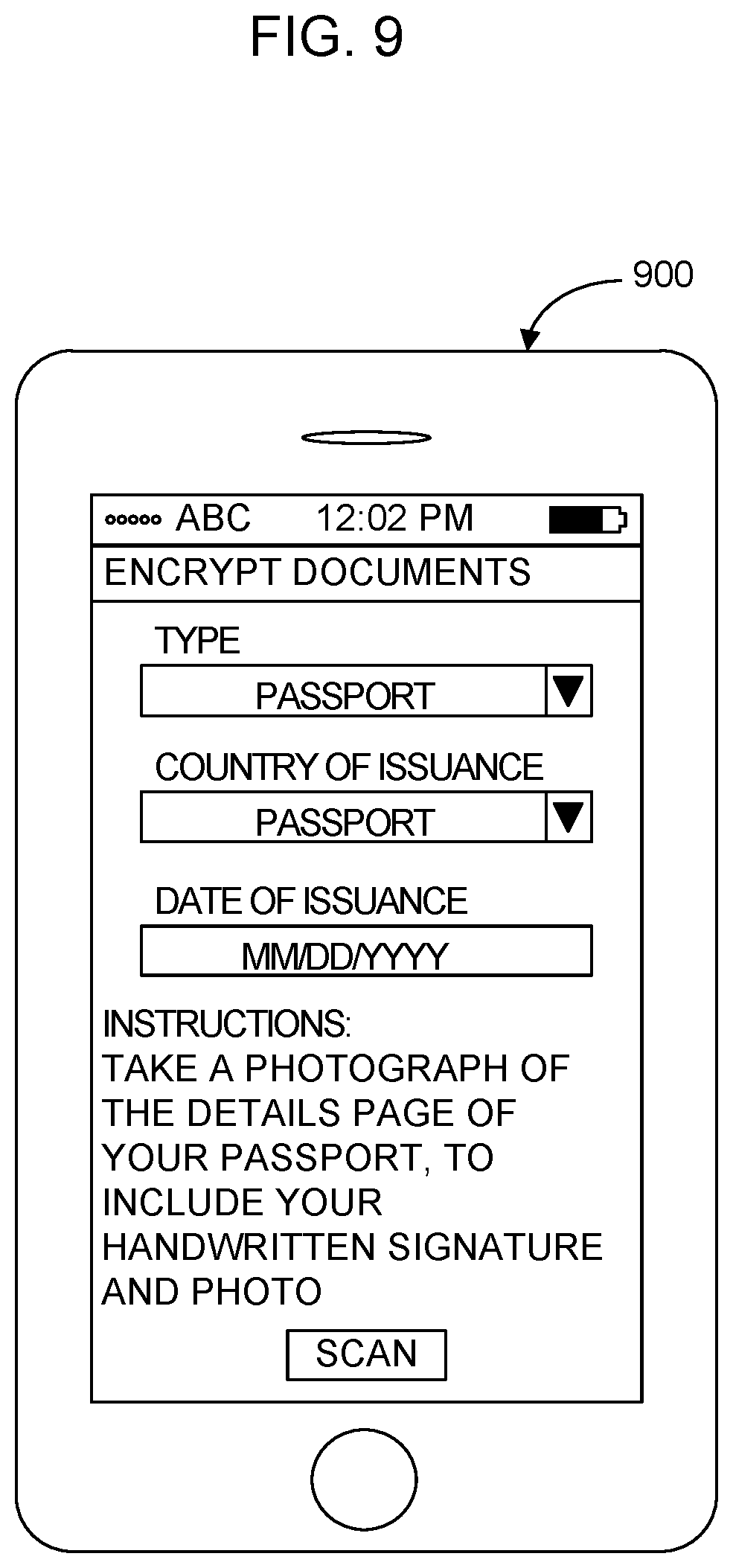 Patent US12316749 Figure 10 – Computer method and graphical user interface for identity management