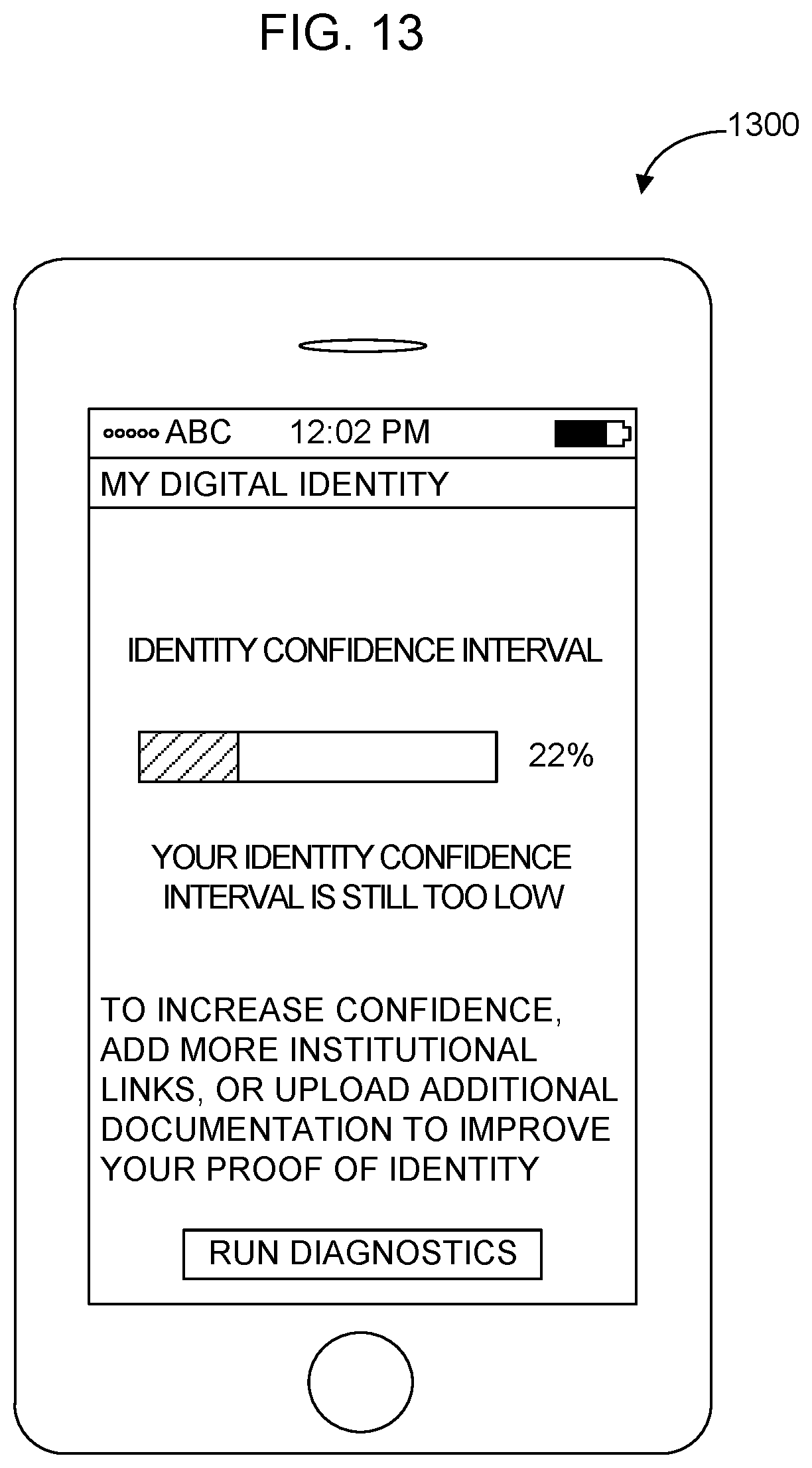 Patent US12316749 Figure 14 – Computer method and graphical user interface for identity management