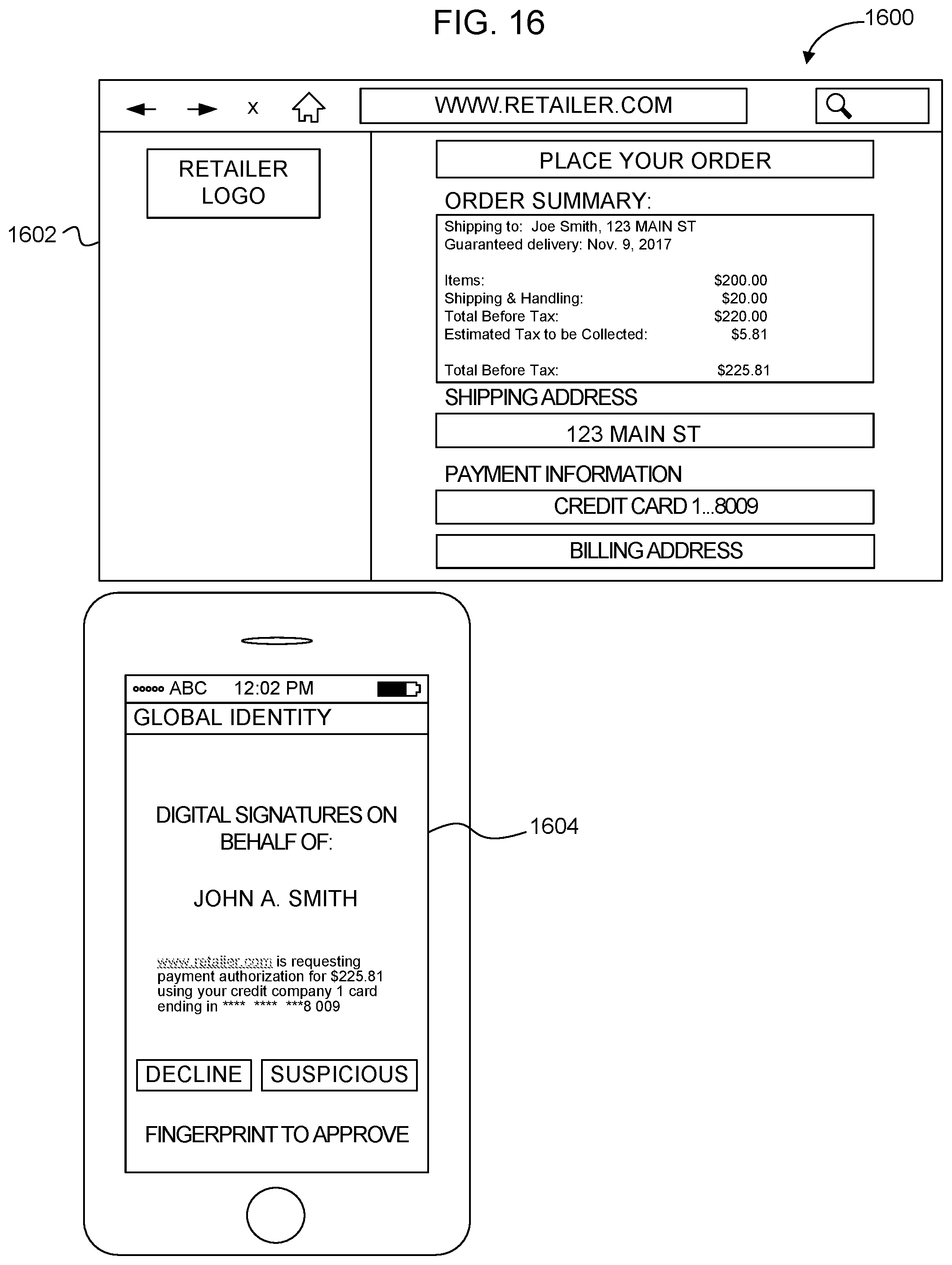 Patent US12316749 Figure 17 – Computer method and graphical user interface for identity management