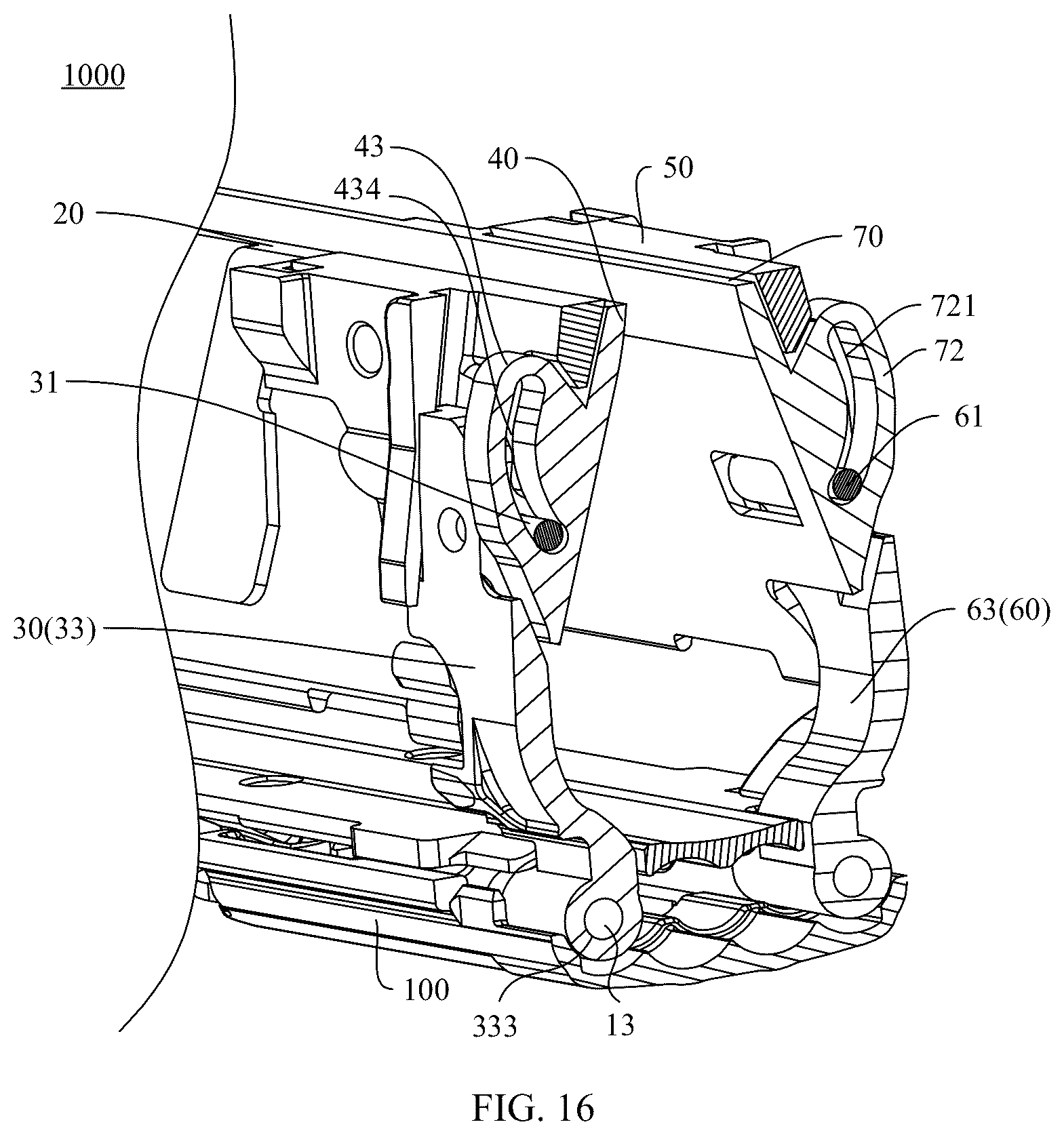 Patent US12316791 Figure 12 – Rotation shaft structure and electronic device