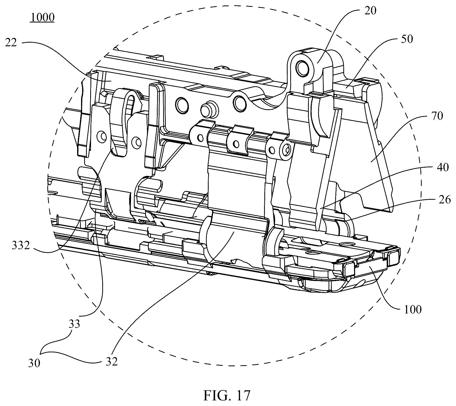 Patent US12316791 Figure 13 – Rotation shaft structure and electronic device