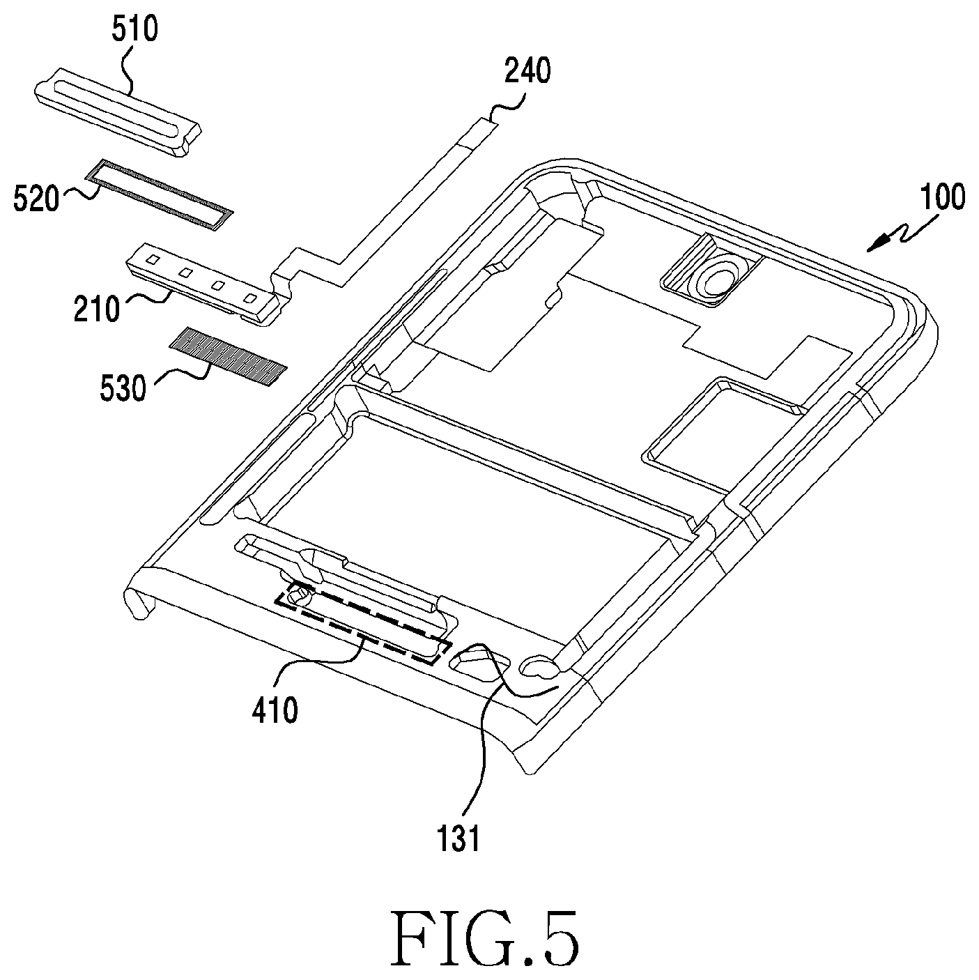 Patent US12316796 Figure 6 – Structure for applying millimeter wave antenna module to foldable electronic device