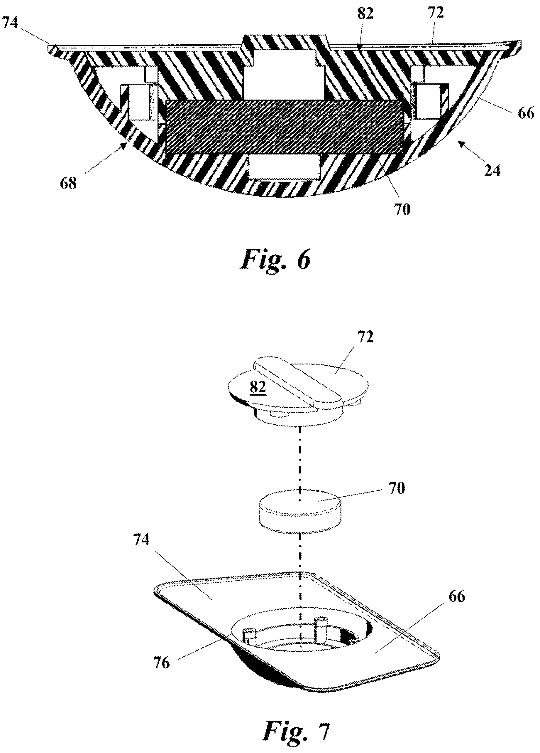 Patent US12316797 Figure 4 – Magnet ball table top swivel tilt stand for electronic displays