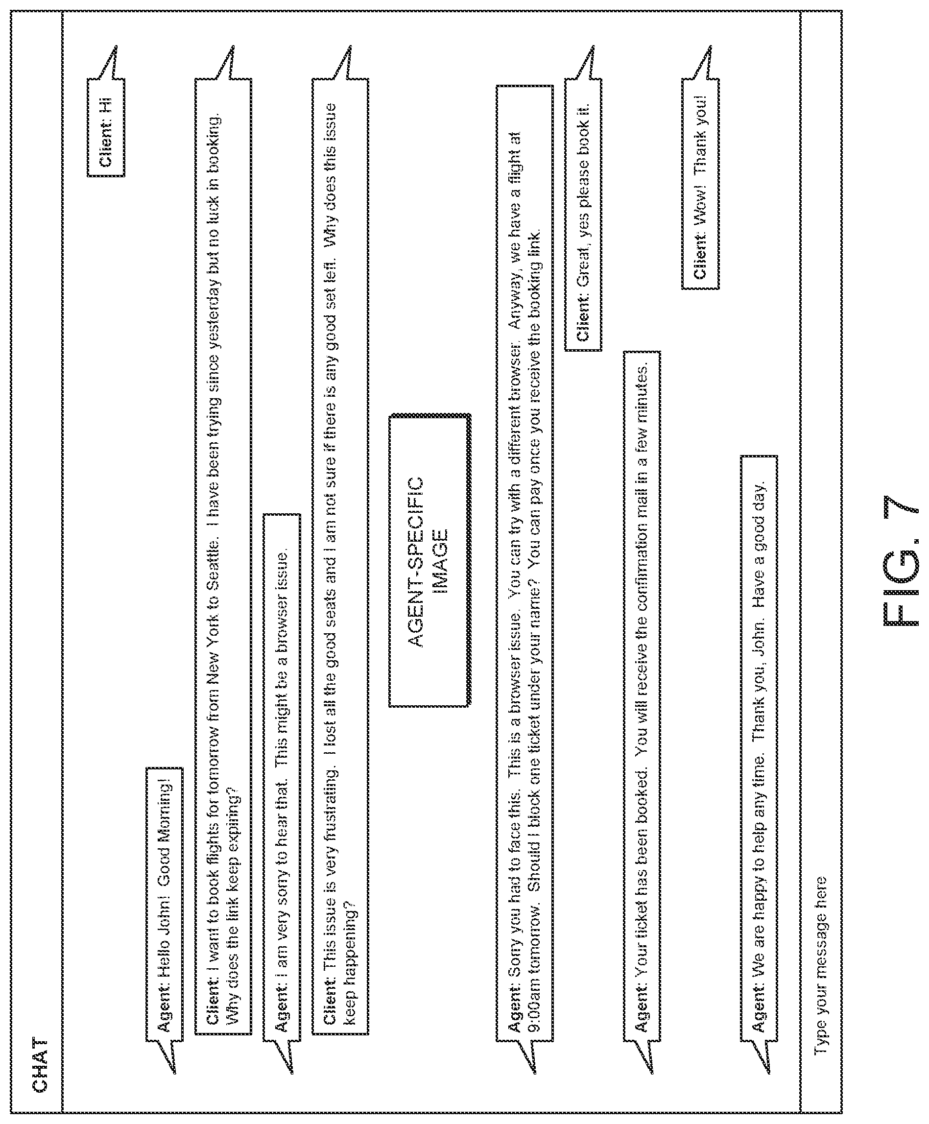 Patent US12316807 Figure 7 – Technologies for agent interaction analysis using artificial intelligence