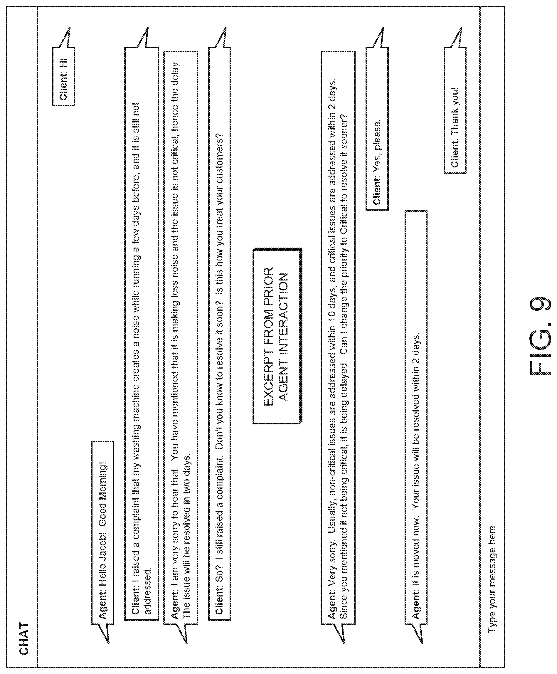 Patent US12316807 Figure 9 – Technologies for agent interaction analysis using artificial intelligence