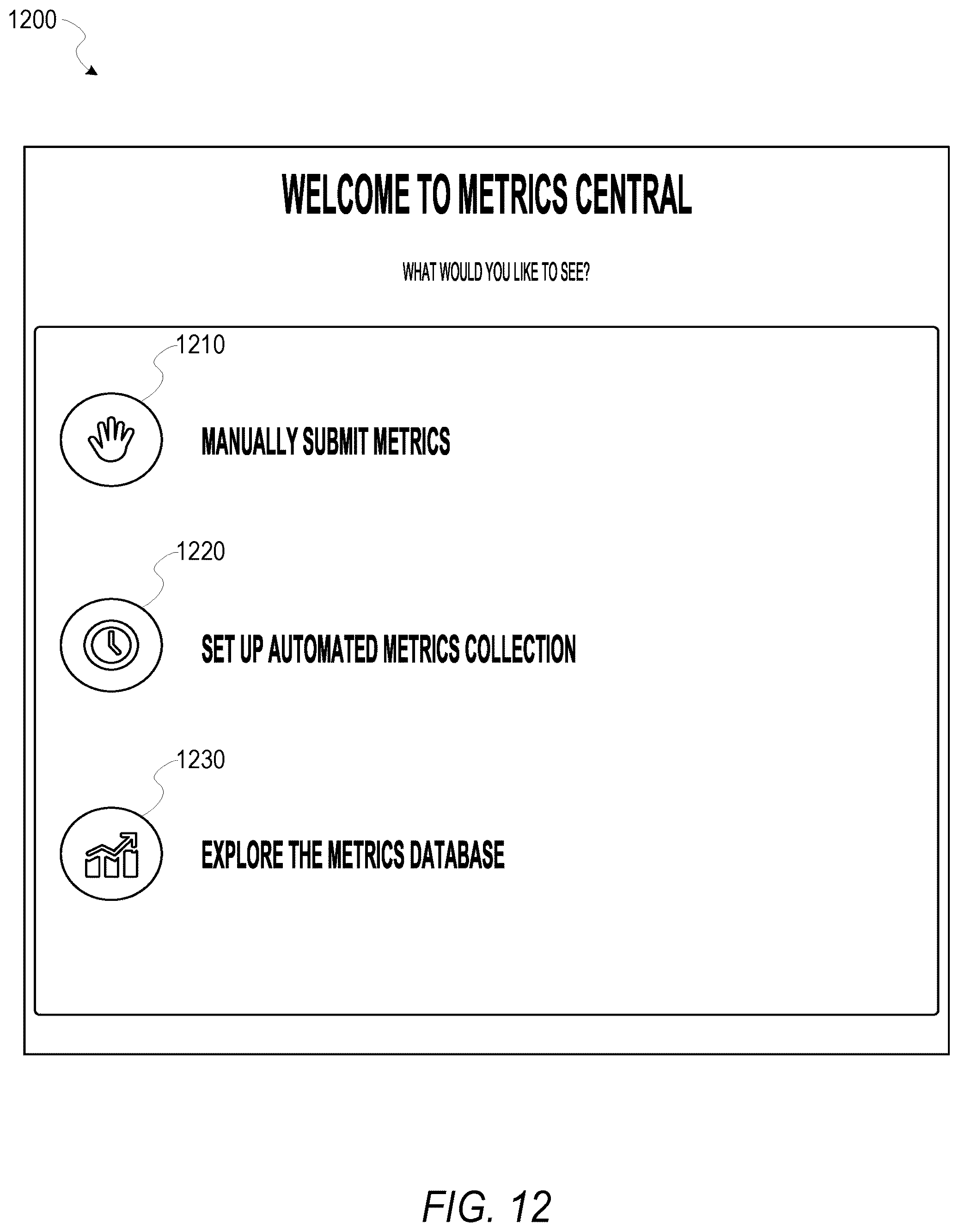 Patent US12316812 Figure 12 – System to collect and visualize software usage metrics