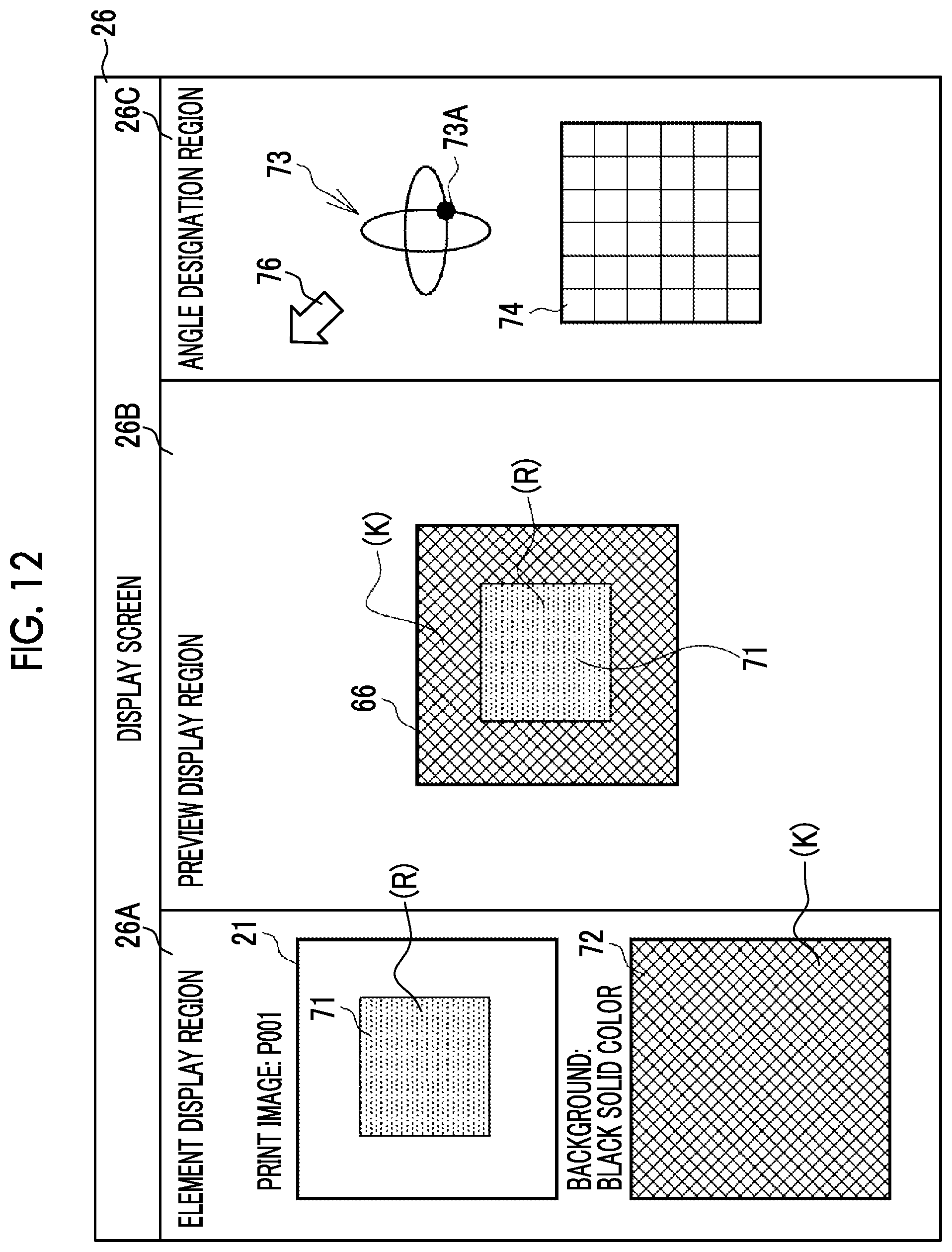 Patent US12316813 Figure 10 – Controlling display of preview print images at different angles of visual recognition by performing color conversion corresponding to the structural color ink