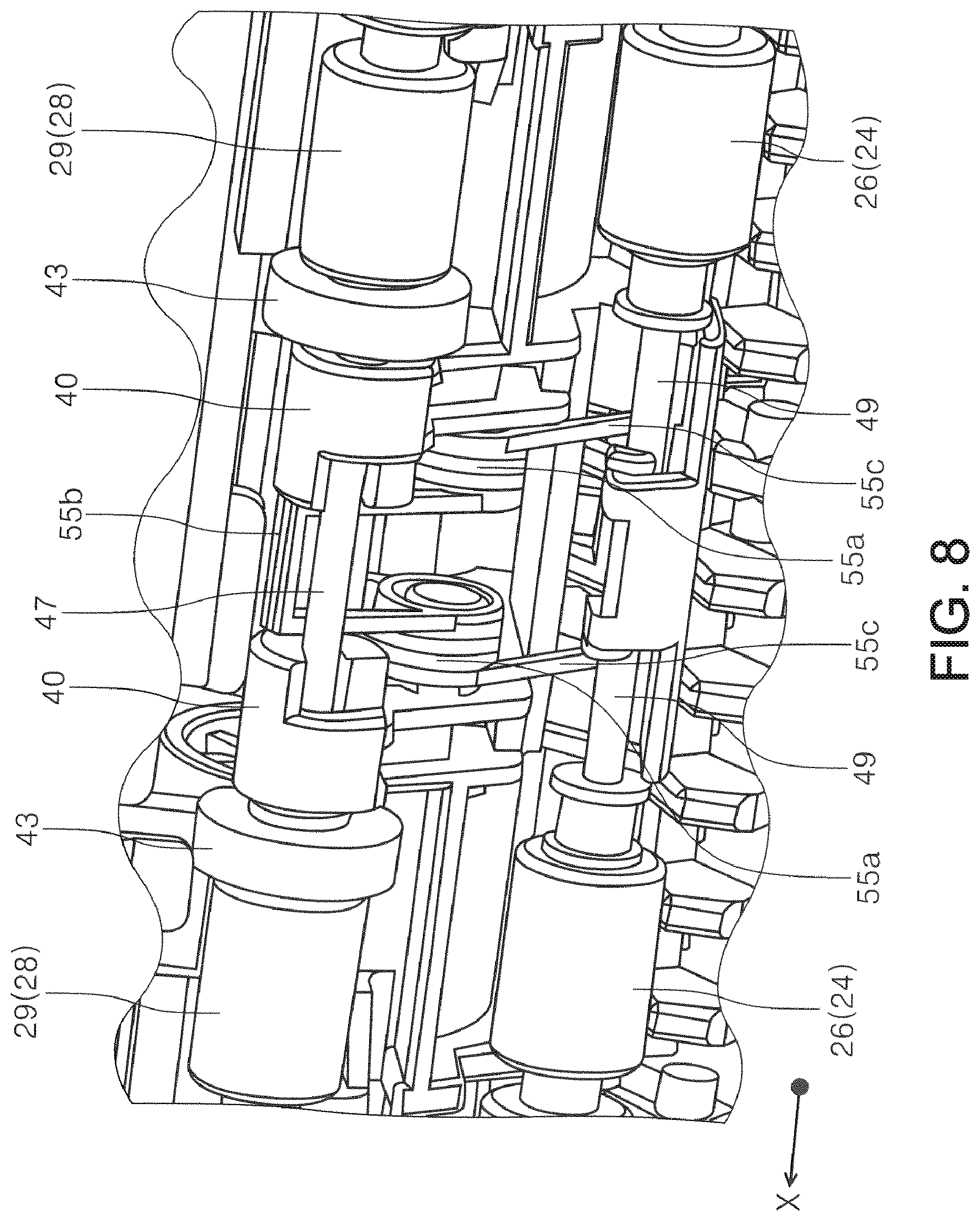Patent US12316814 Figure 8 – Medium discharge device and image reading device