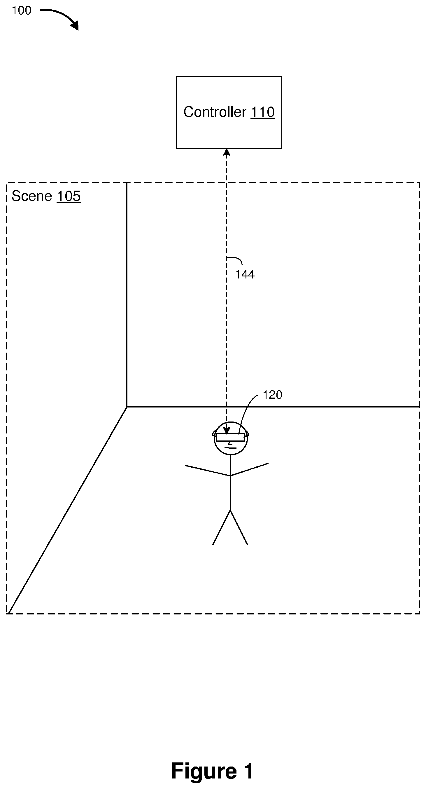 Patent US12316819 Figure 1 – Method and device for perspective correction using a smooth depth map
