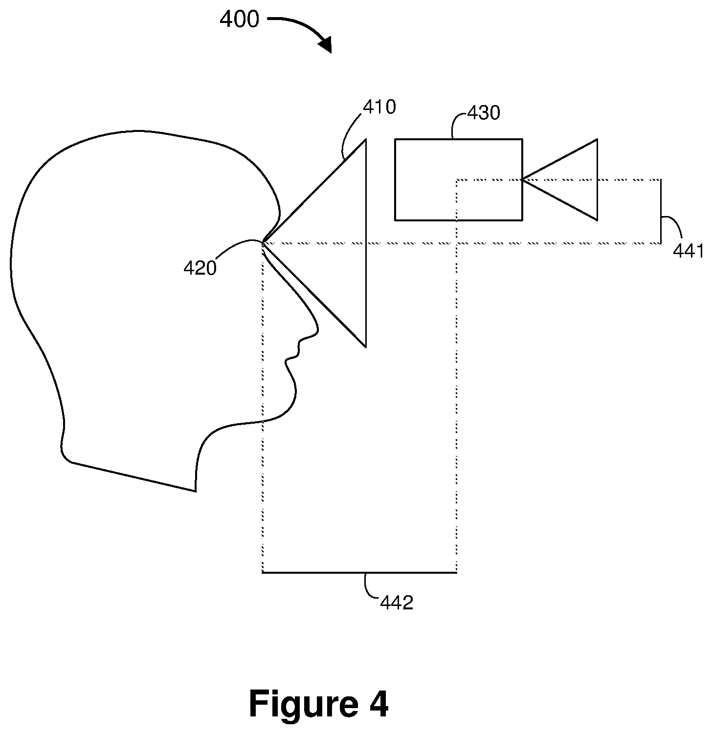 Patent US12316819 Figure 4 – Method and device for perspective correction using a smooth depth map