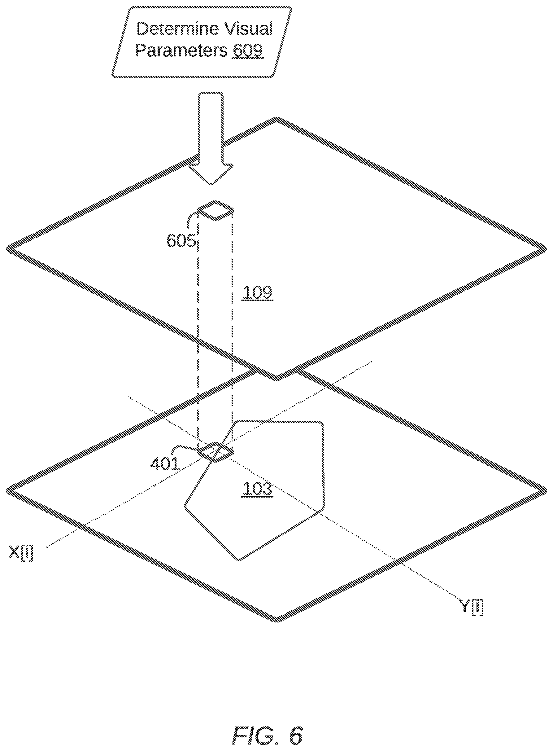 Patent US12316821 Figure 6 – Multiview display system and method with adaptive background