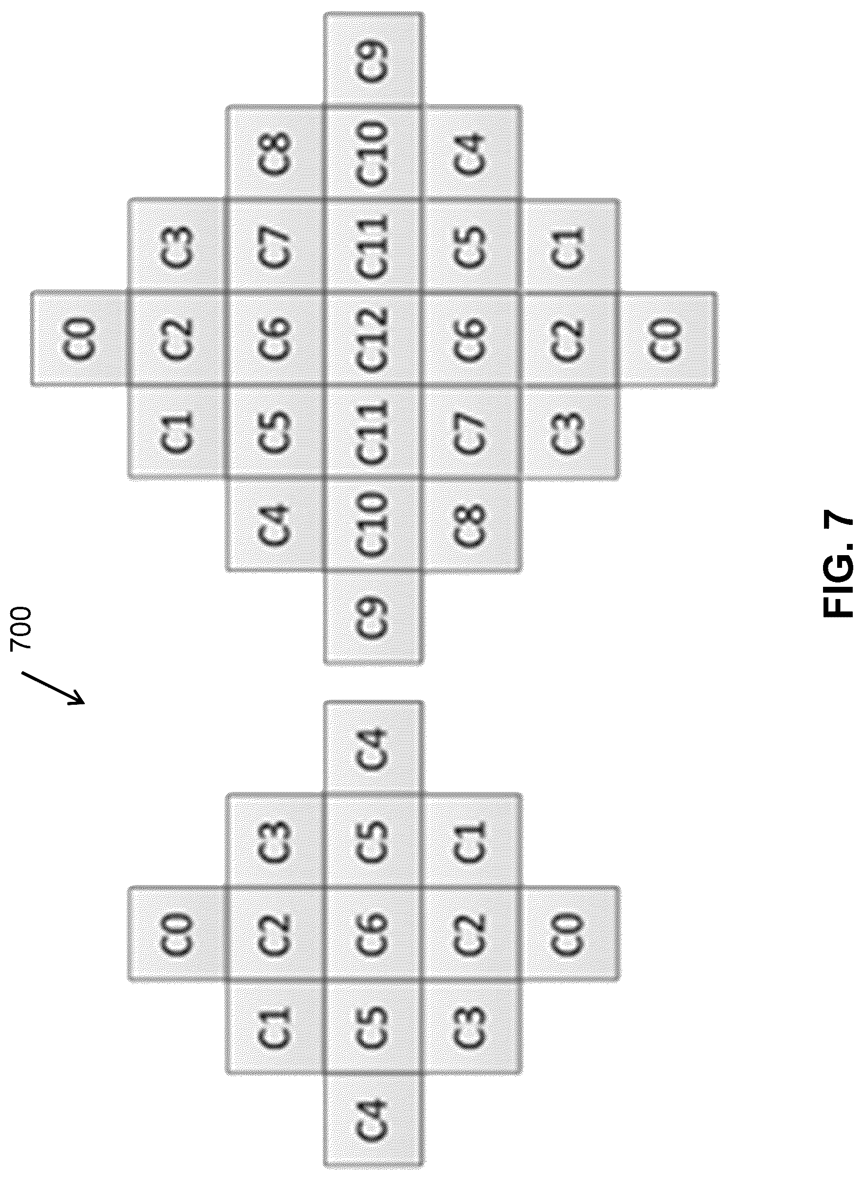 Patent US12316834 Figure 7 – Coefficients coding in transform skip mode