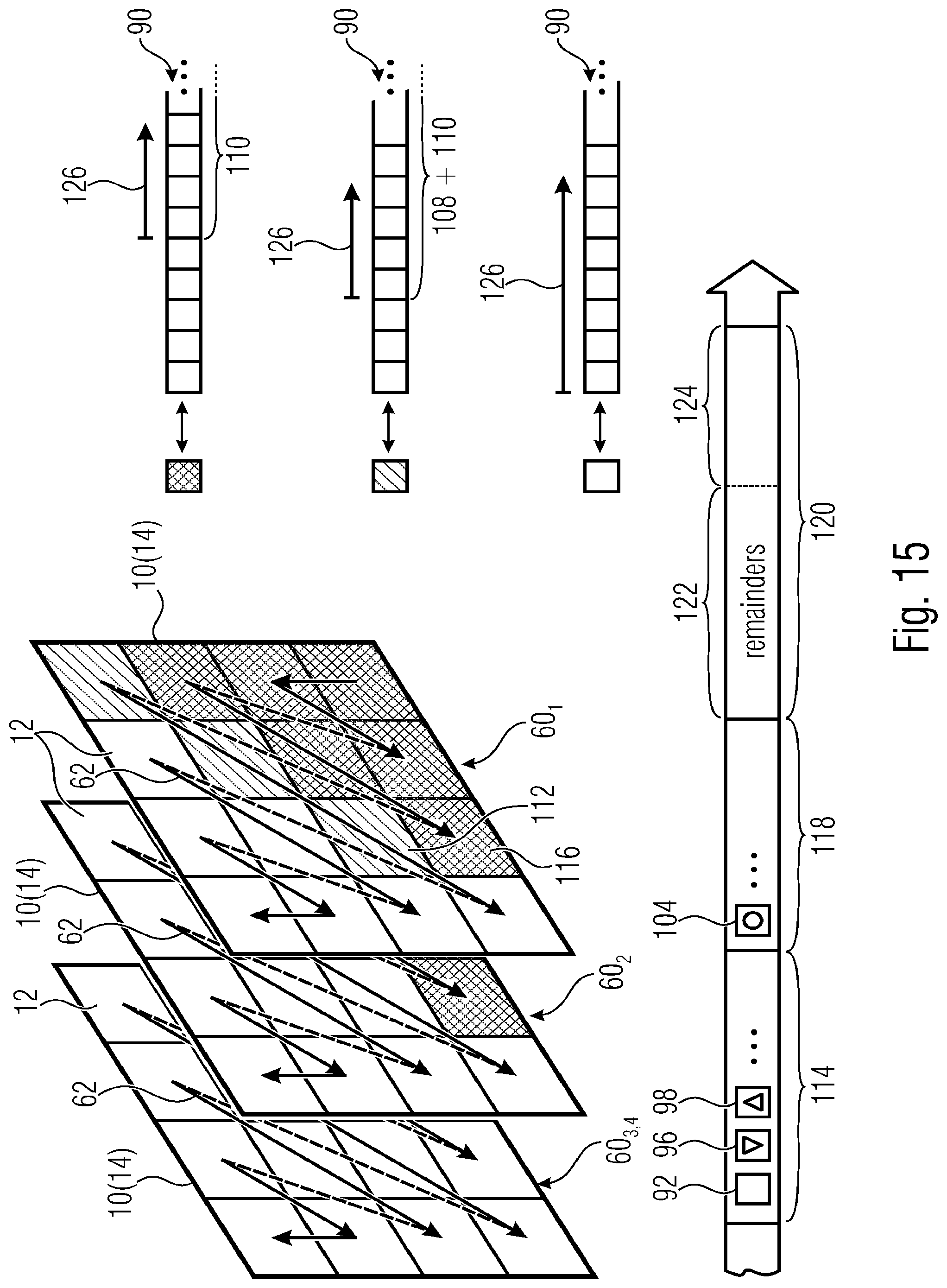 Patent US12316847 Figure 12 – Efficient coding of transform coefficients using or suitable for a combination with dependent scalar quantization