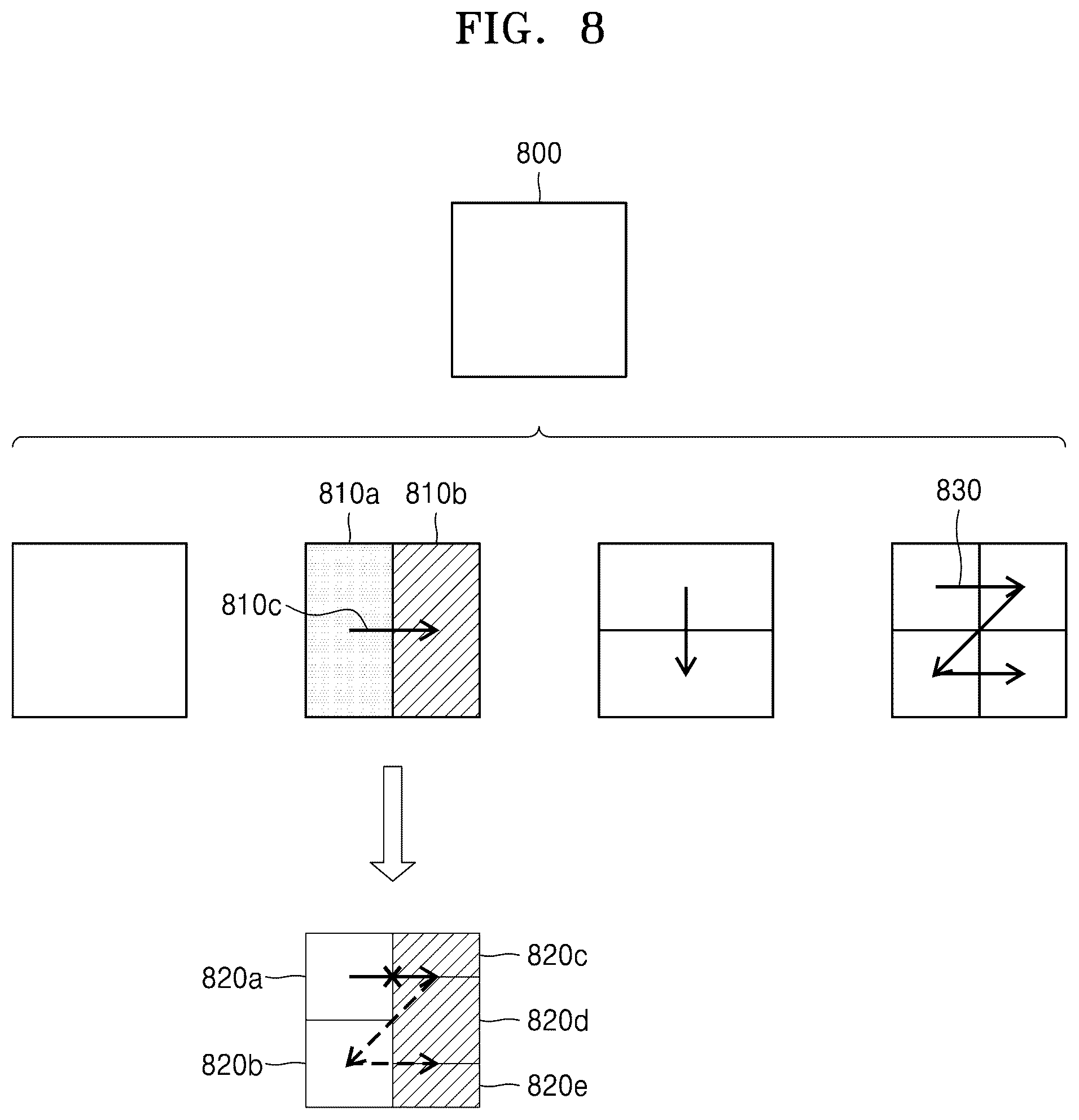 Patent US12316855 Figure 8 – Method for encoding and decoding motion information and device for encoding and decoding motion information