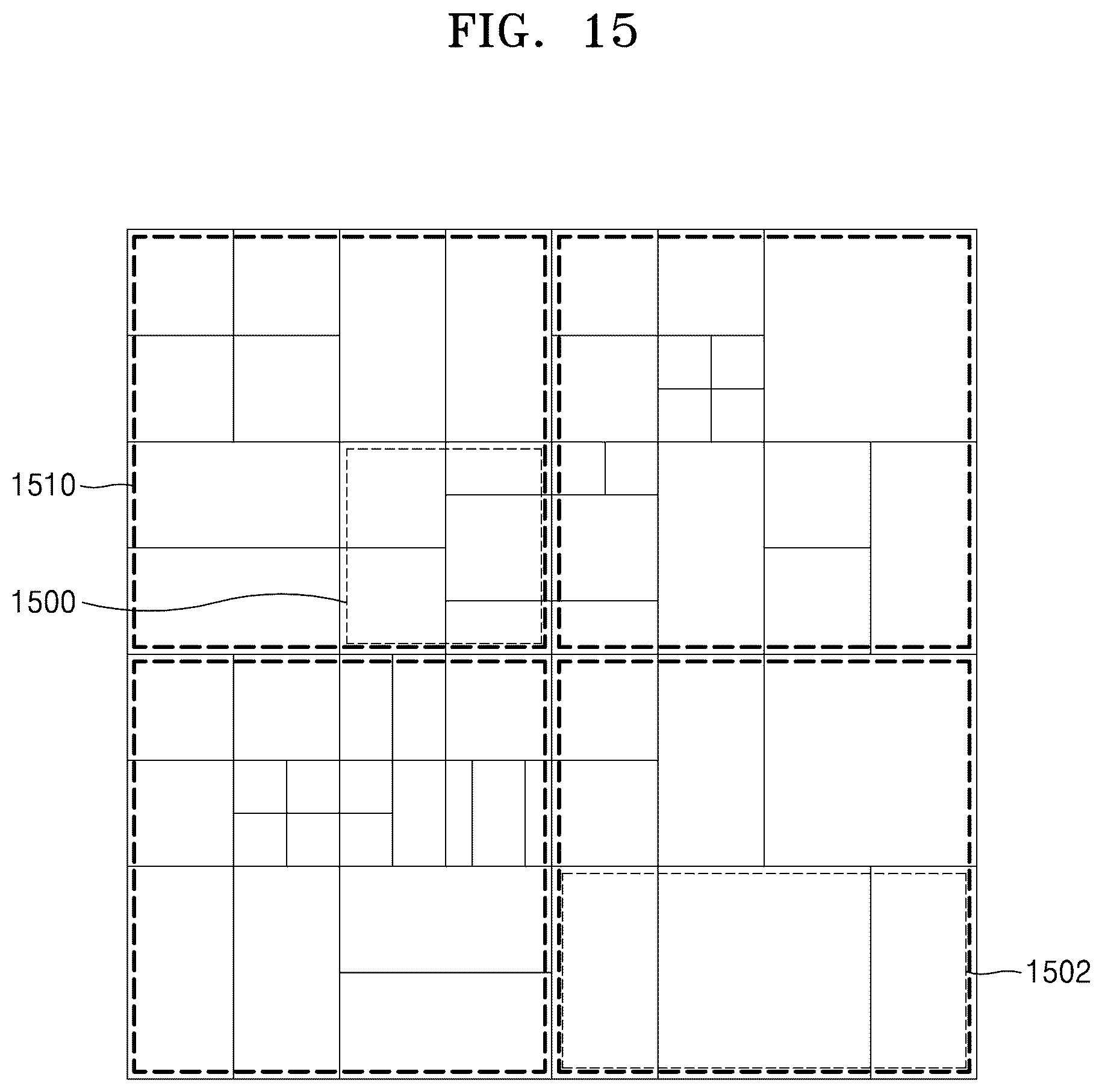 Patent US12316855 Figure 15 – Method for encoding and decoding motion information and device for encoding and decoding motion information