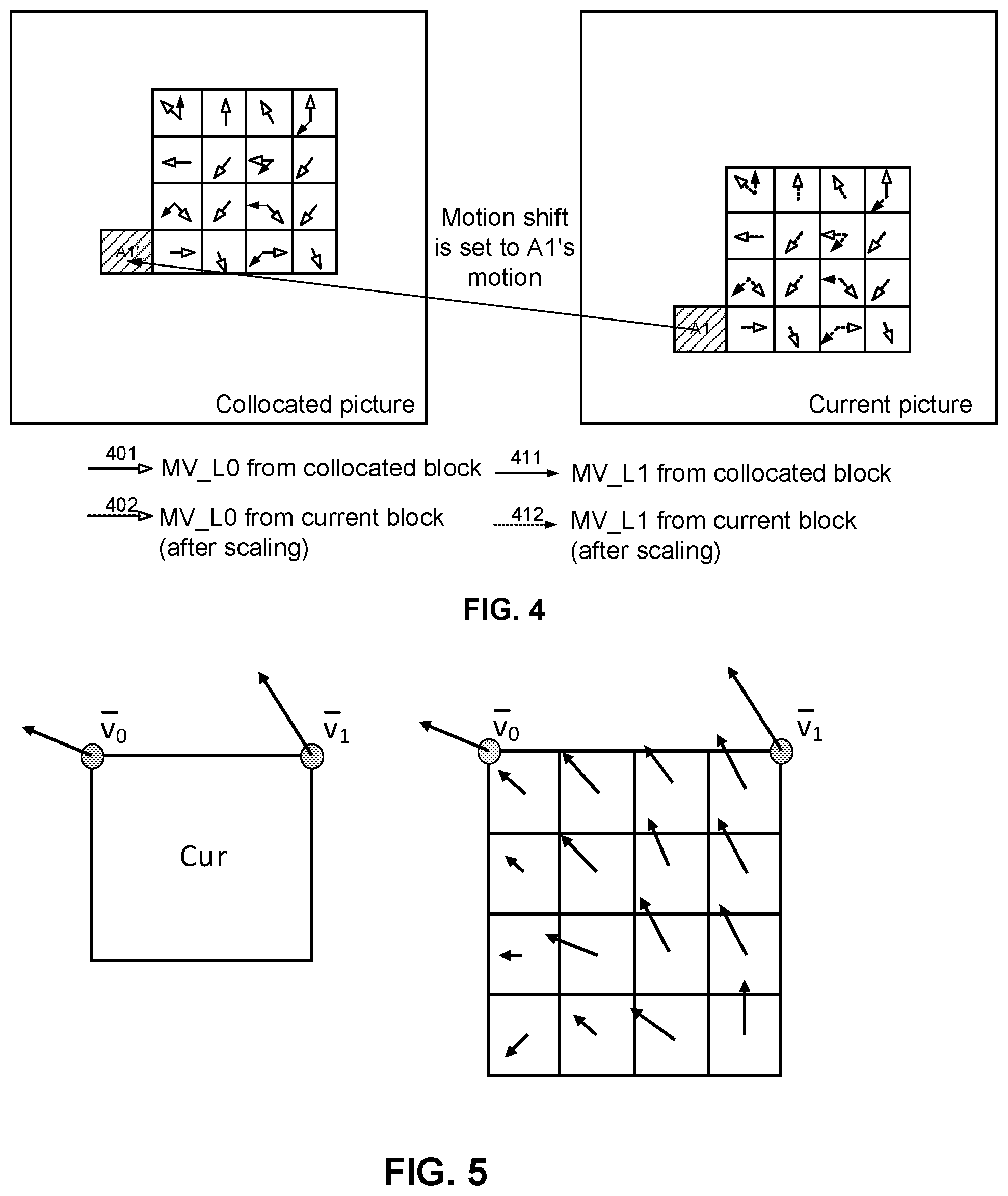 Patent US12316867 Figure 4 – Overlapped block motion compensation for inter prediction