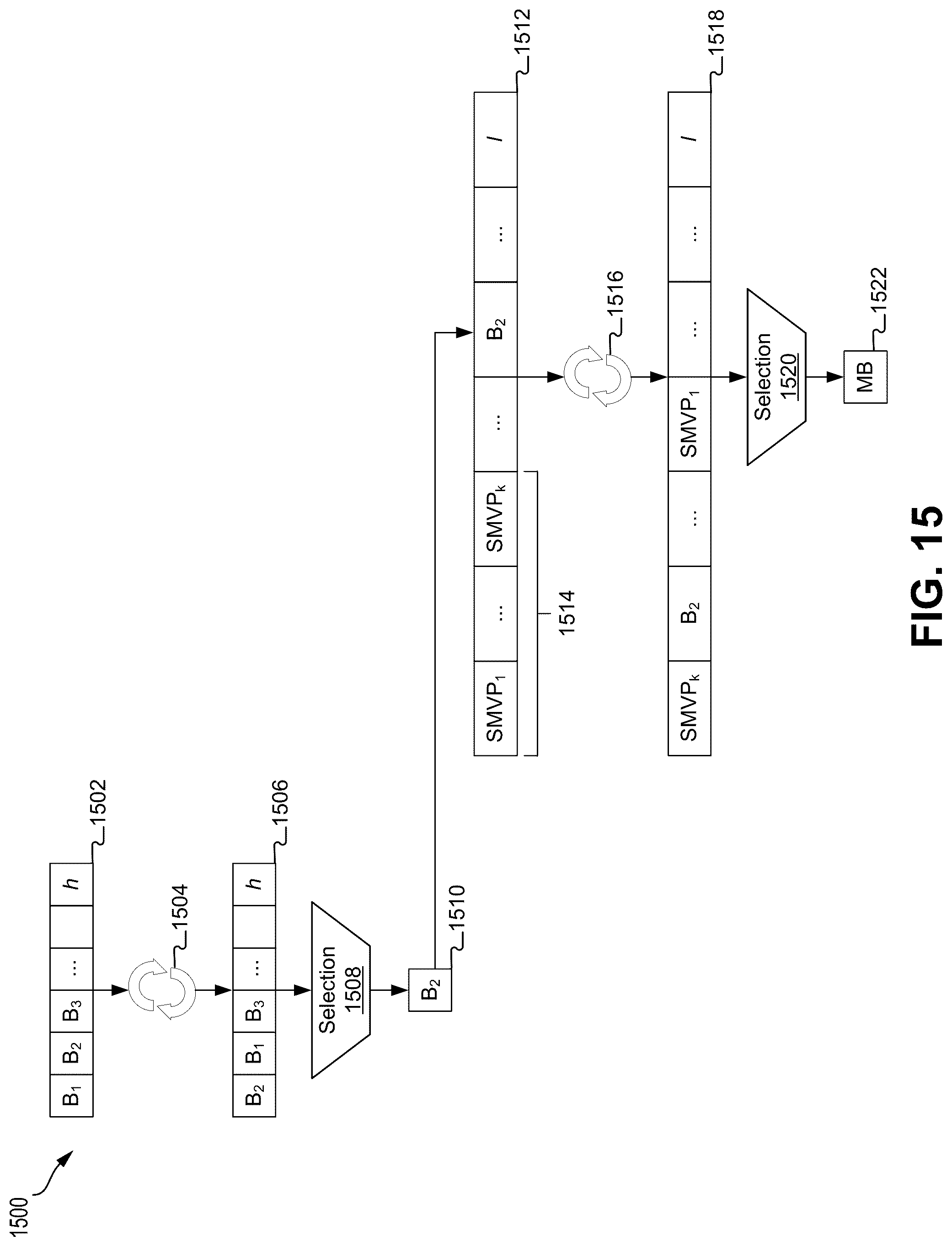 Patent US12316868 Figure 16 – Motion vector (MV) candidate reordering