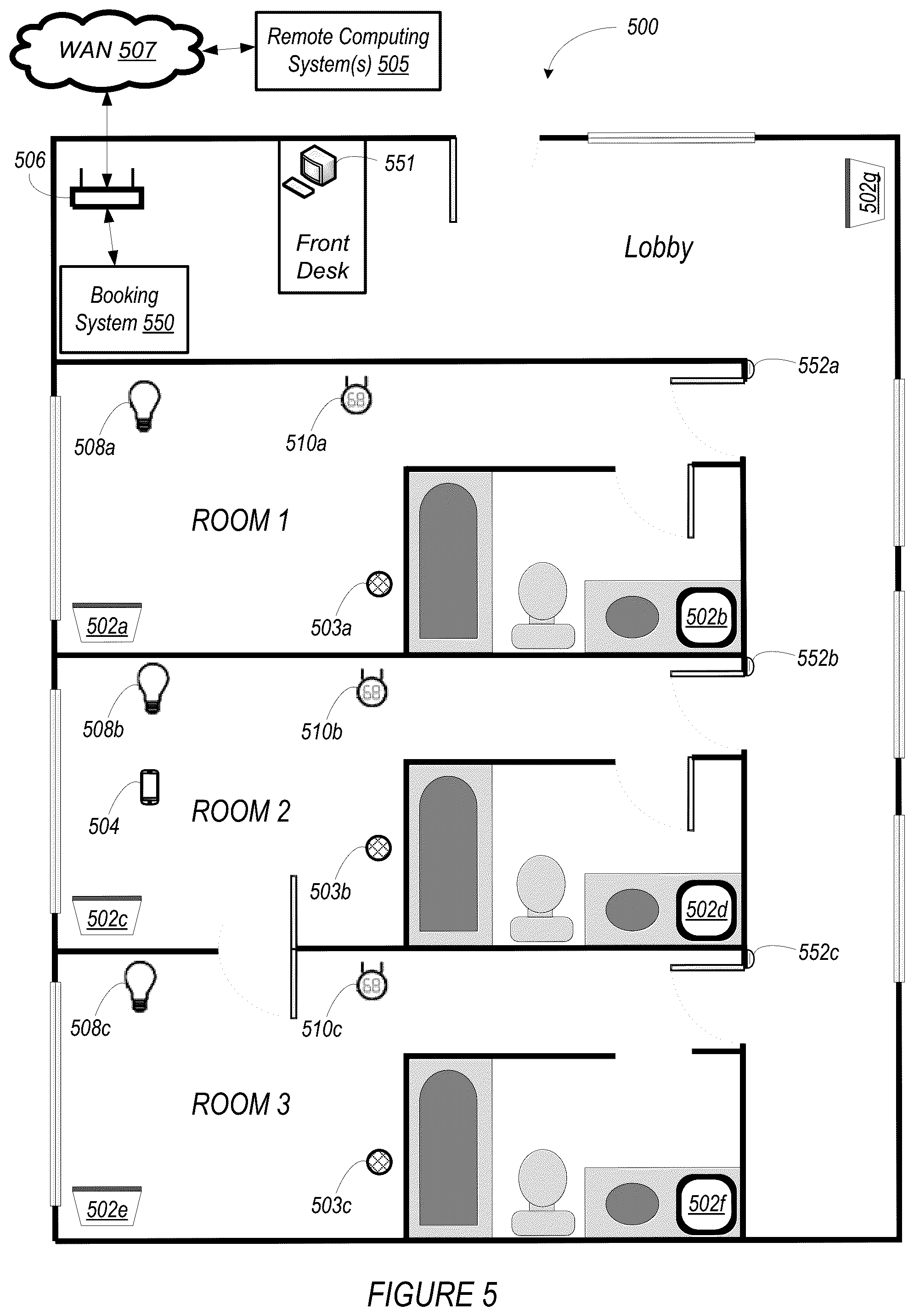 Patent US12316885 Figure 5 – Temporary configuration of a media playback system