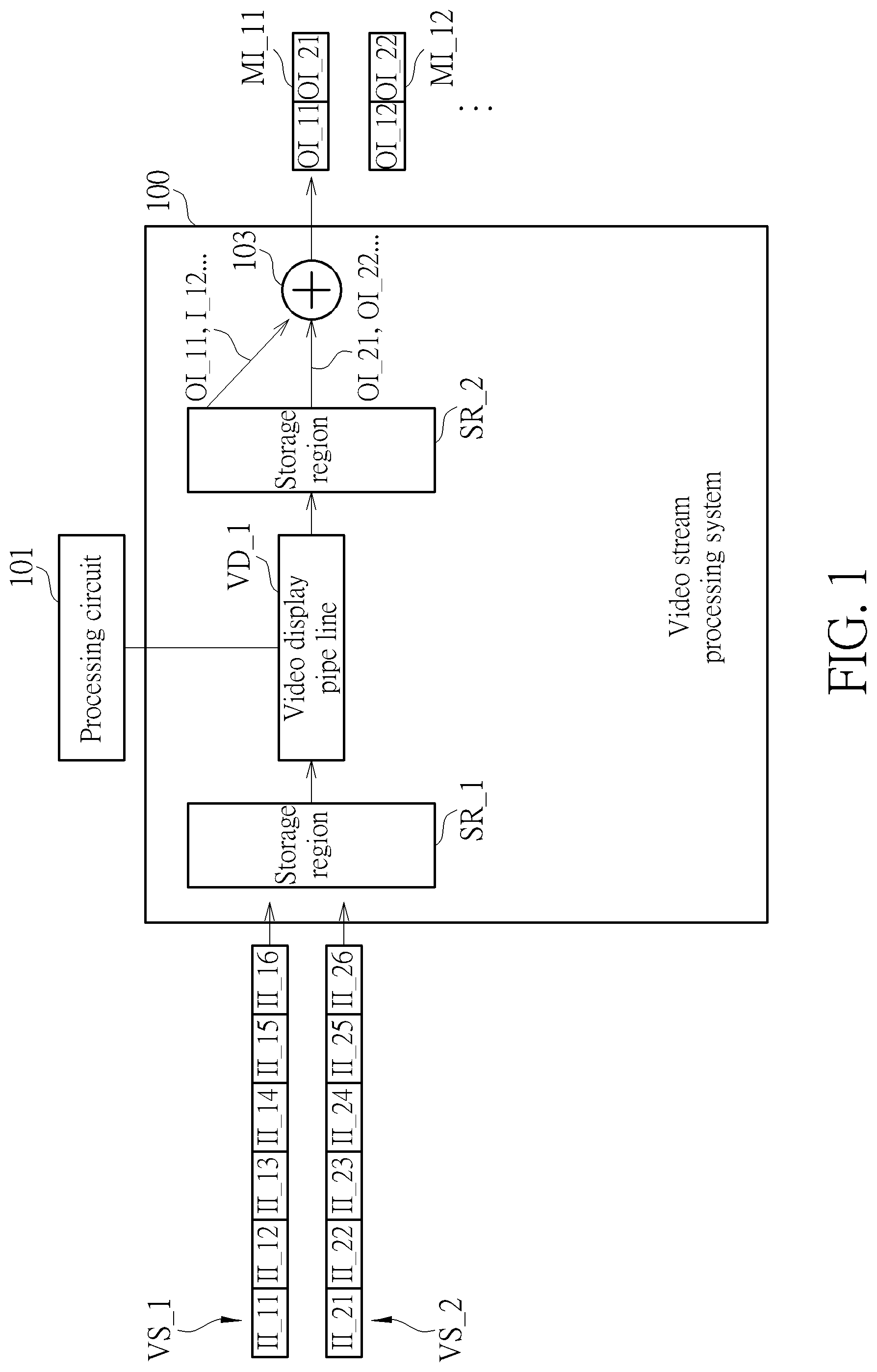 Patent US12316901 Figure 1 – Video stream processing system and video stream processing method