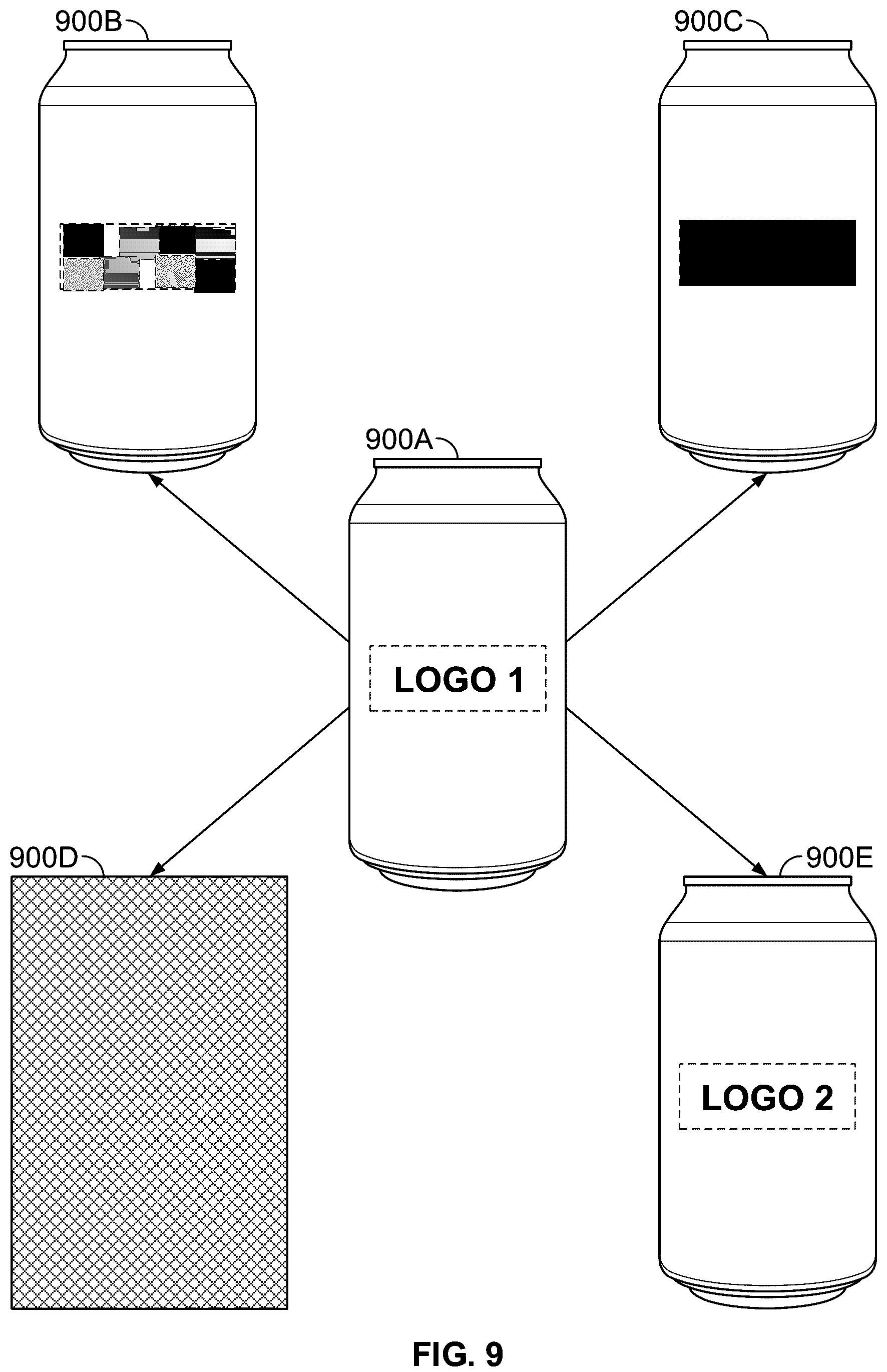 Patent US12316912 Figure 10 – Masking brands and businesses in content