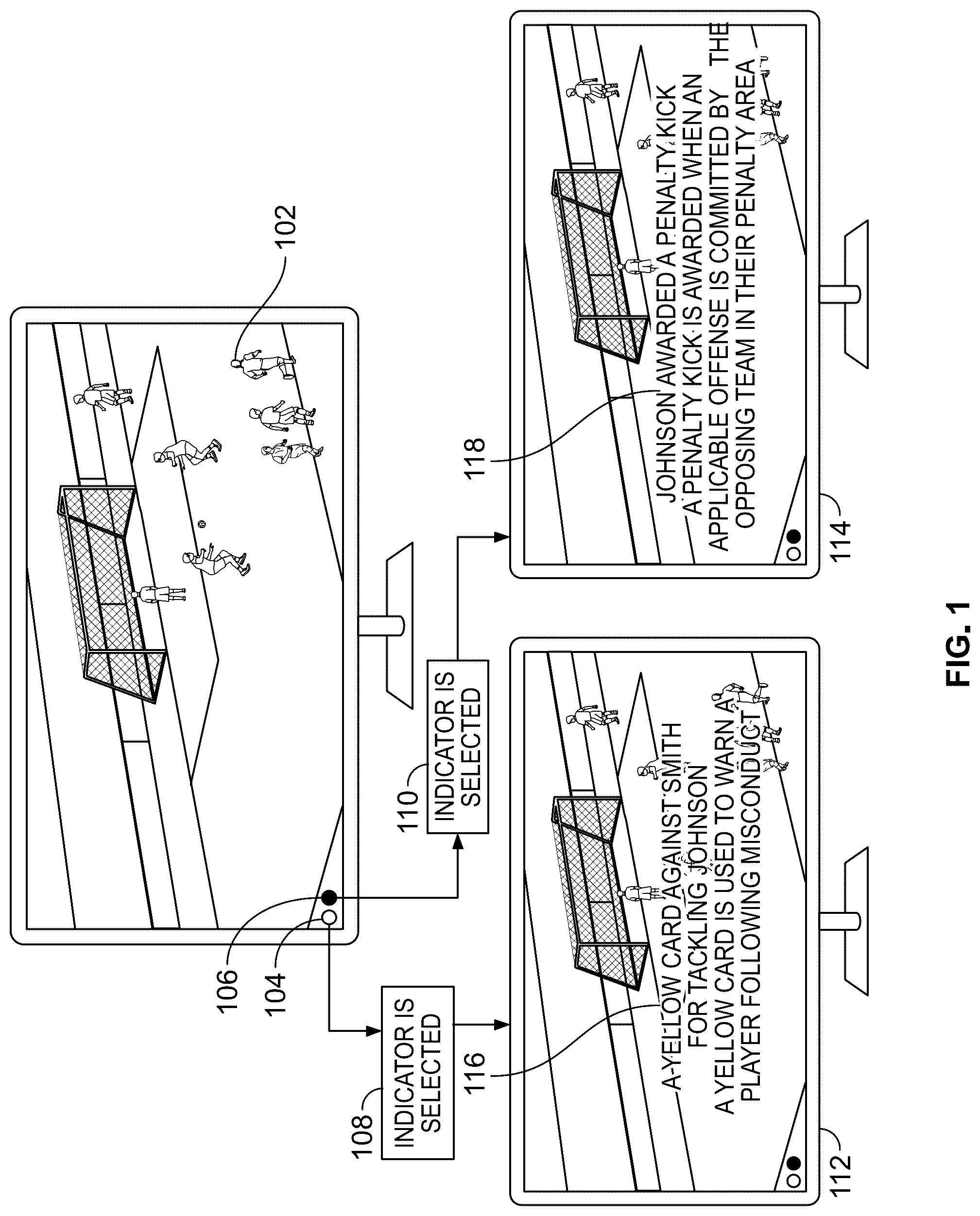 Patent US12316923 Figure 1 – Augmentation of audio/video content with enhanced interactive content