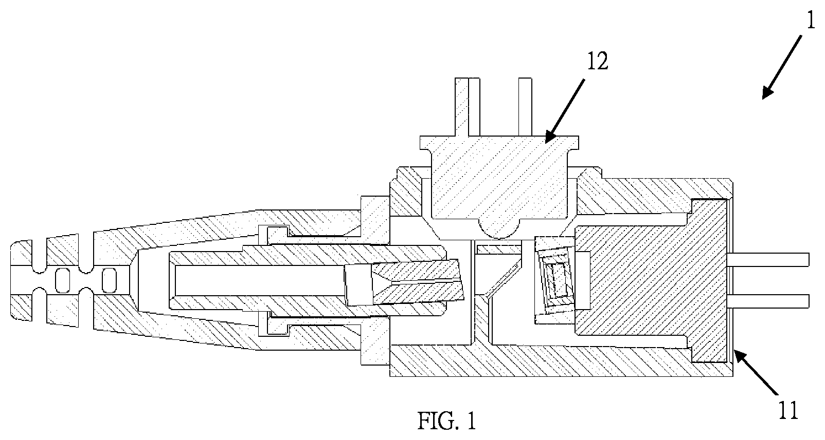 Patent US12316924 Figure 1 – Optical device